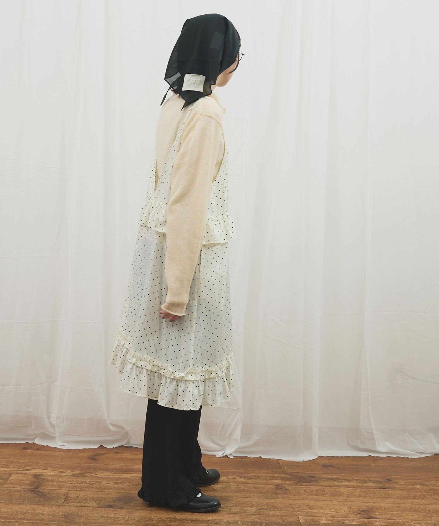 AMBIDEX Store 【予約販売】〇CottonCupra twill mini dress(F