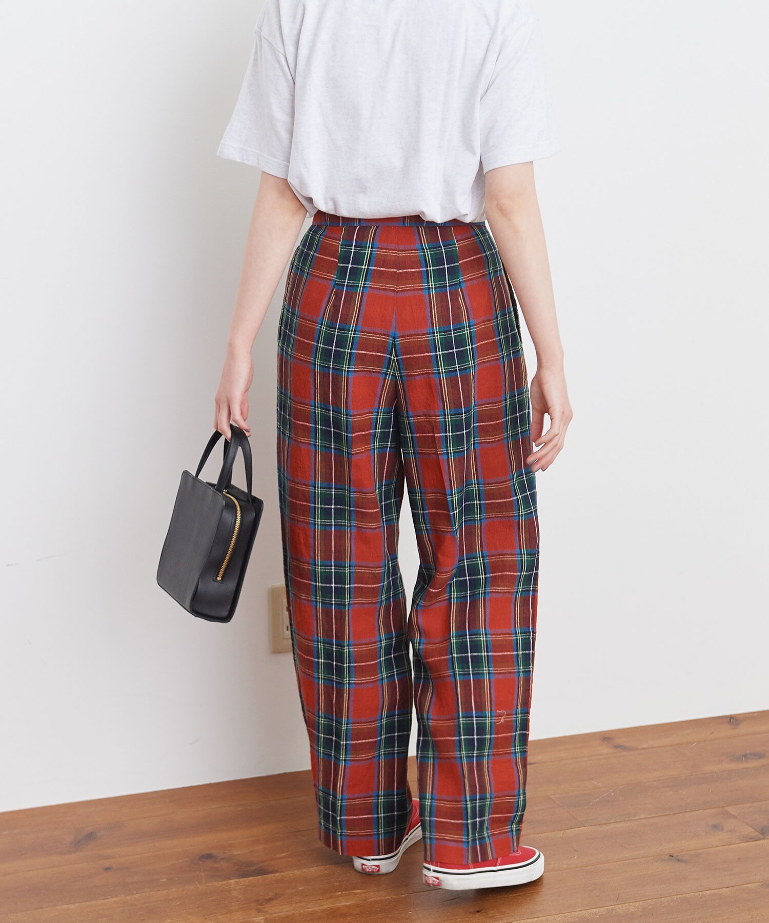 AMBIDEX Store 【予約販売】○Alice check pants(F アカ): l'atelier 