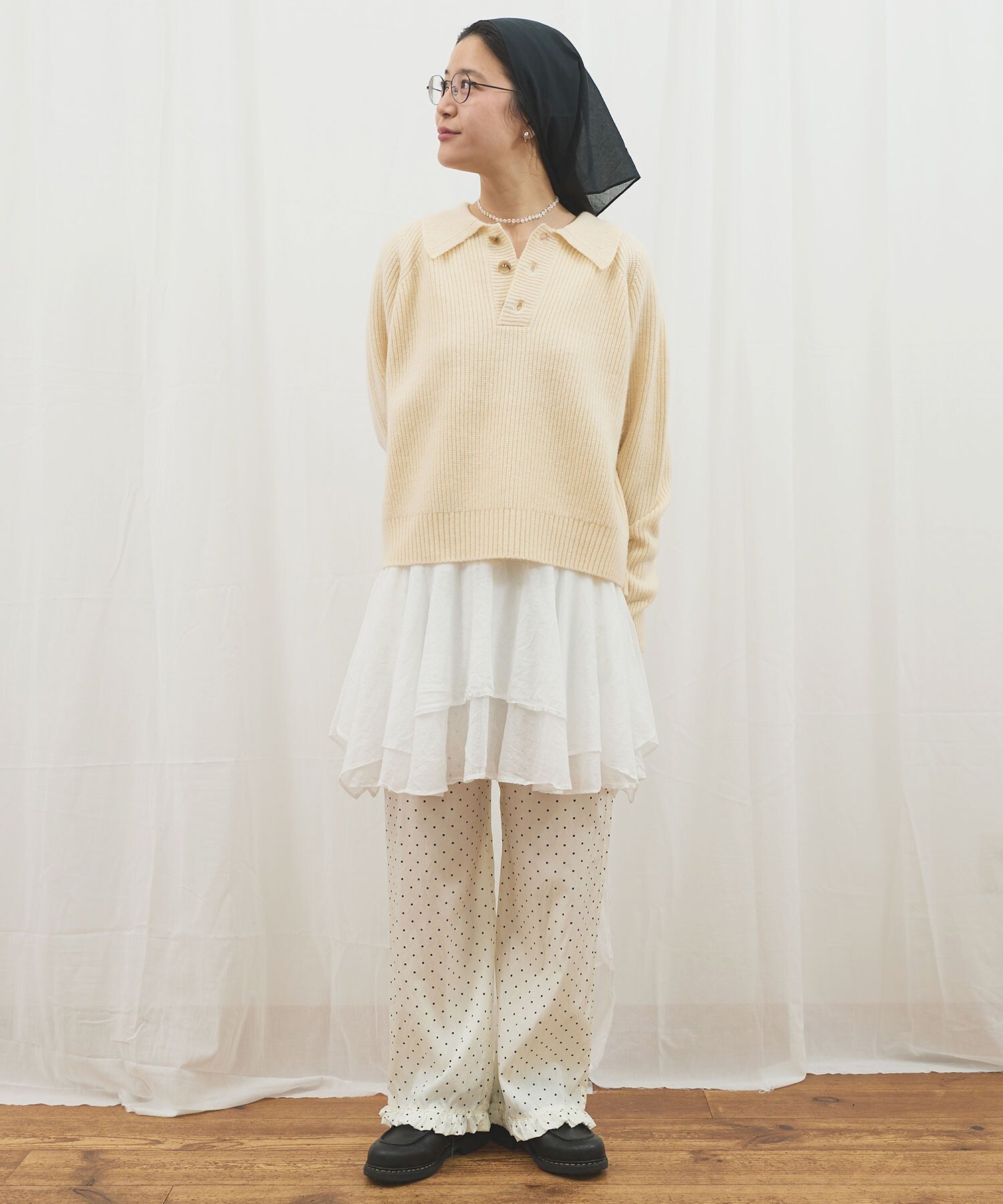AMBIDEX Store 〇CottonCupra twill pants(F ドット): l'atelier du savon