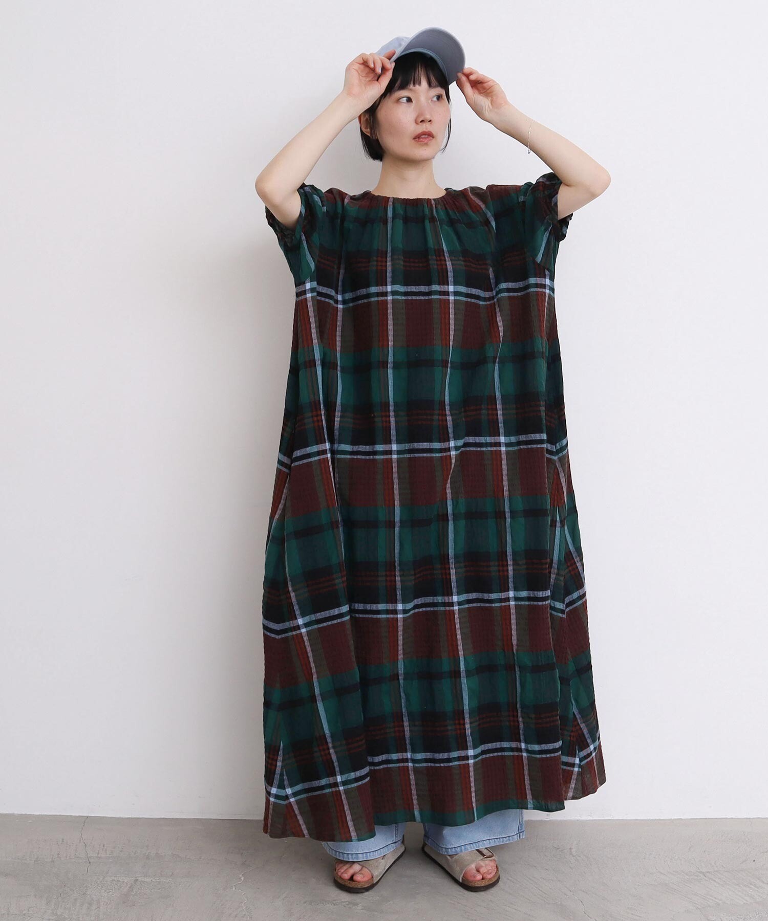 SLY | COLLARED PLEATS HG ショートワンピース (ワンピース(ミニ