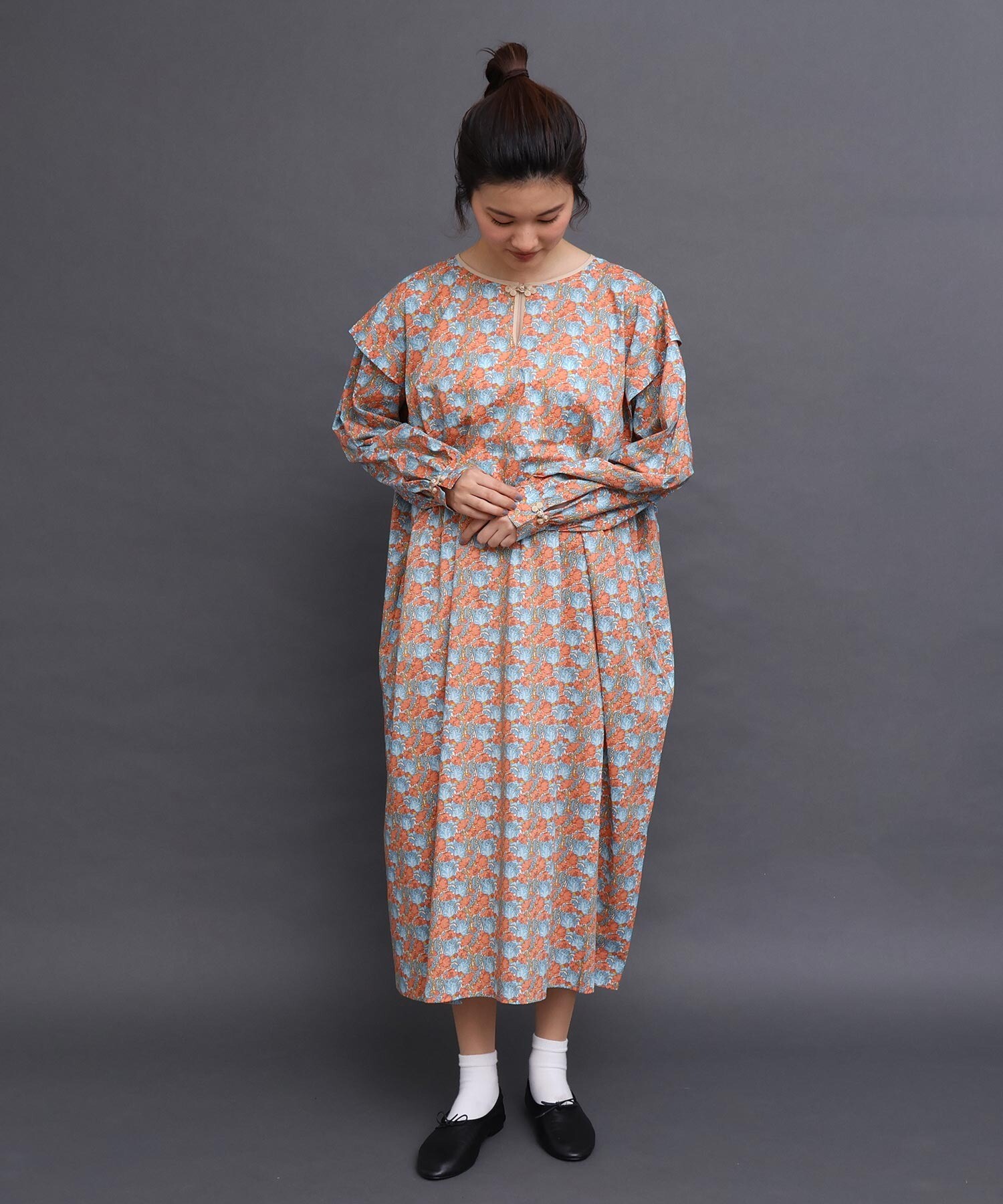 AMBIDEX Store Liberty over china ドレス(F オレンジ): l'atelier du