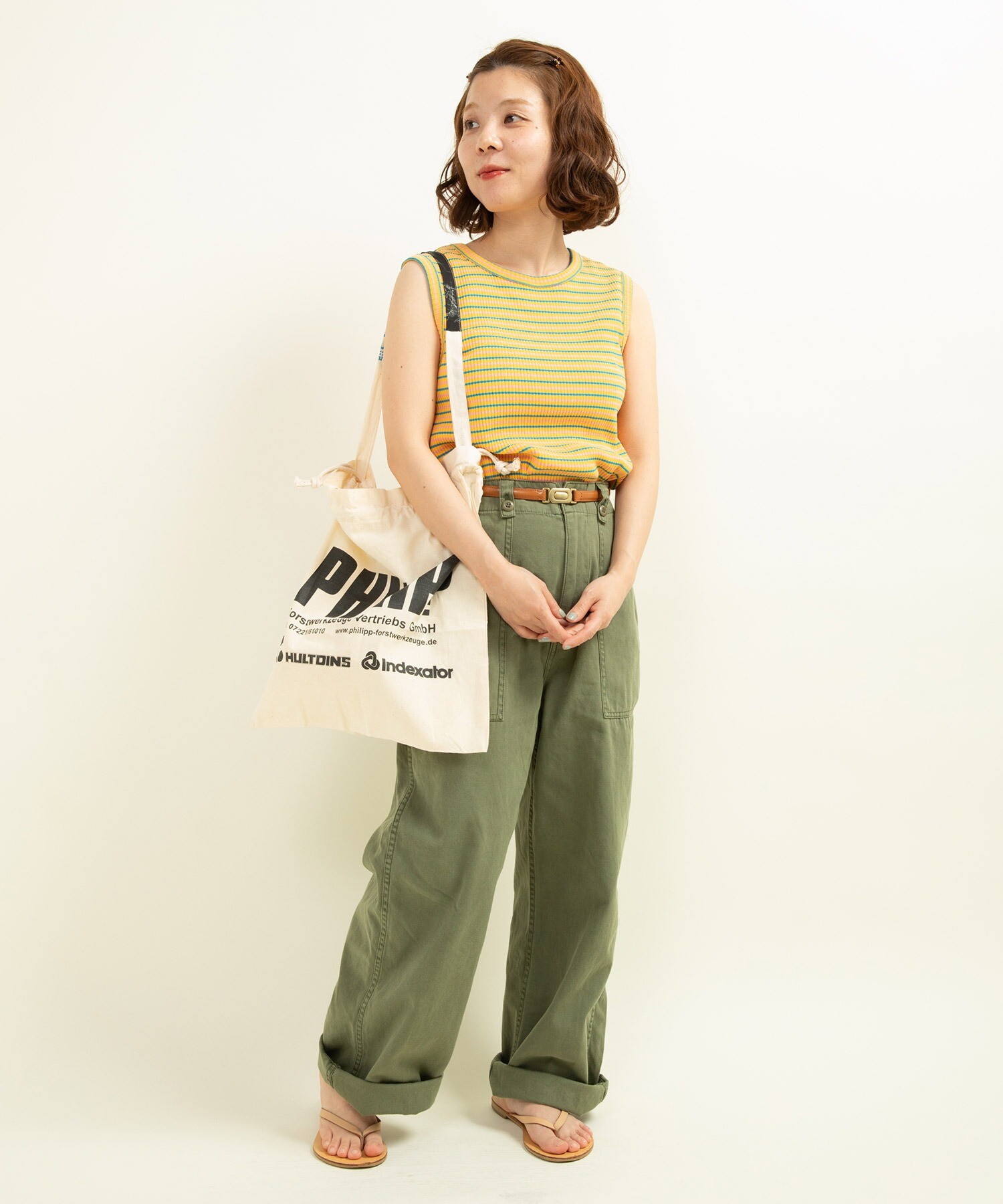 TODAYFUL マルチボーダーリブタンクトップ TODAYFUL（トゥデイフル）の「マルチボーダーリブタンクトップ