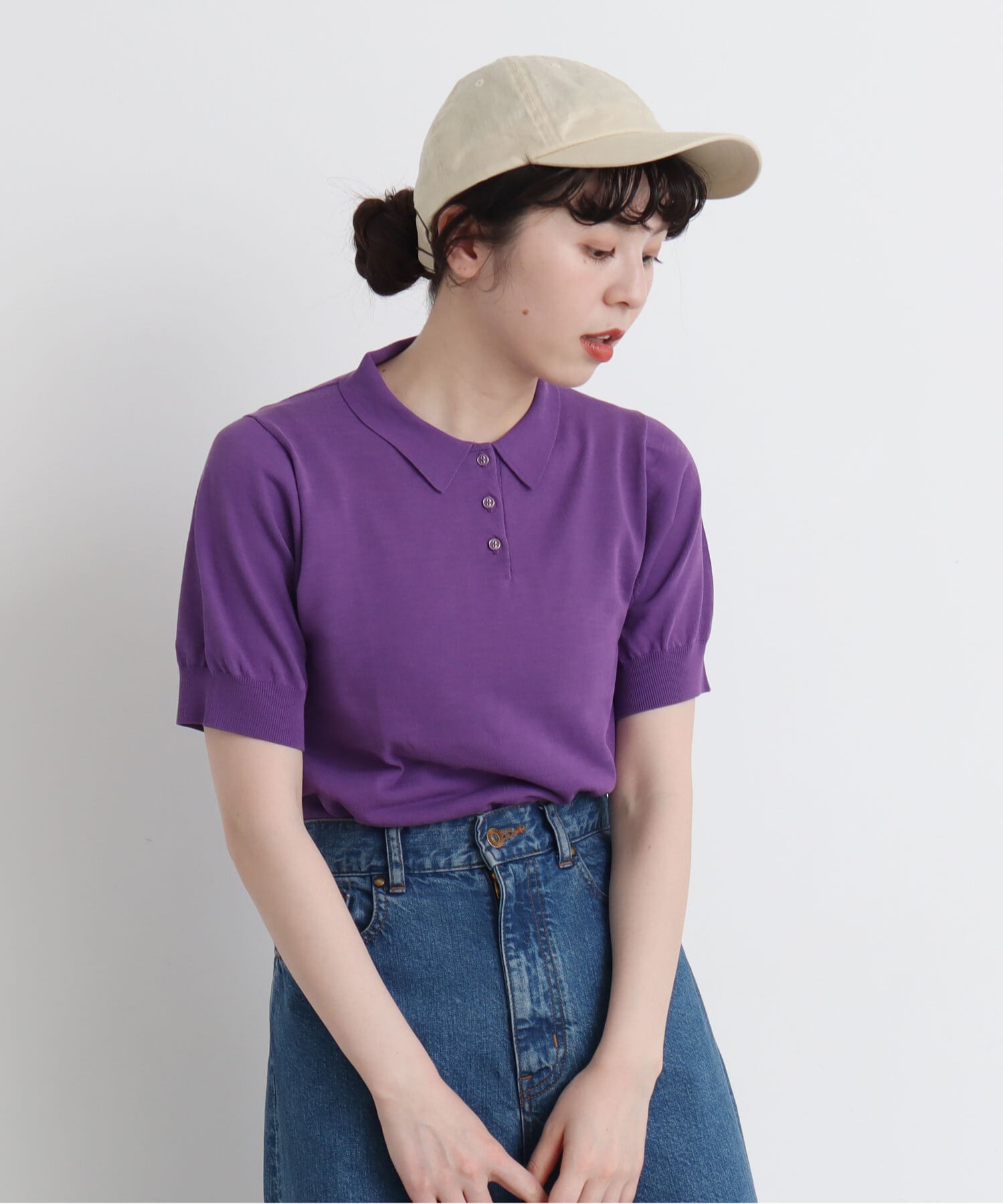 流行に 2021AW CHILD WOMAN ICE COTTON ニットポロ ad-naturam.fr