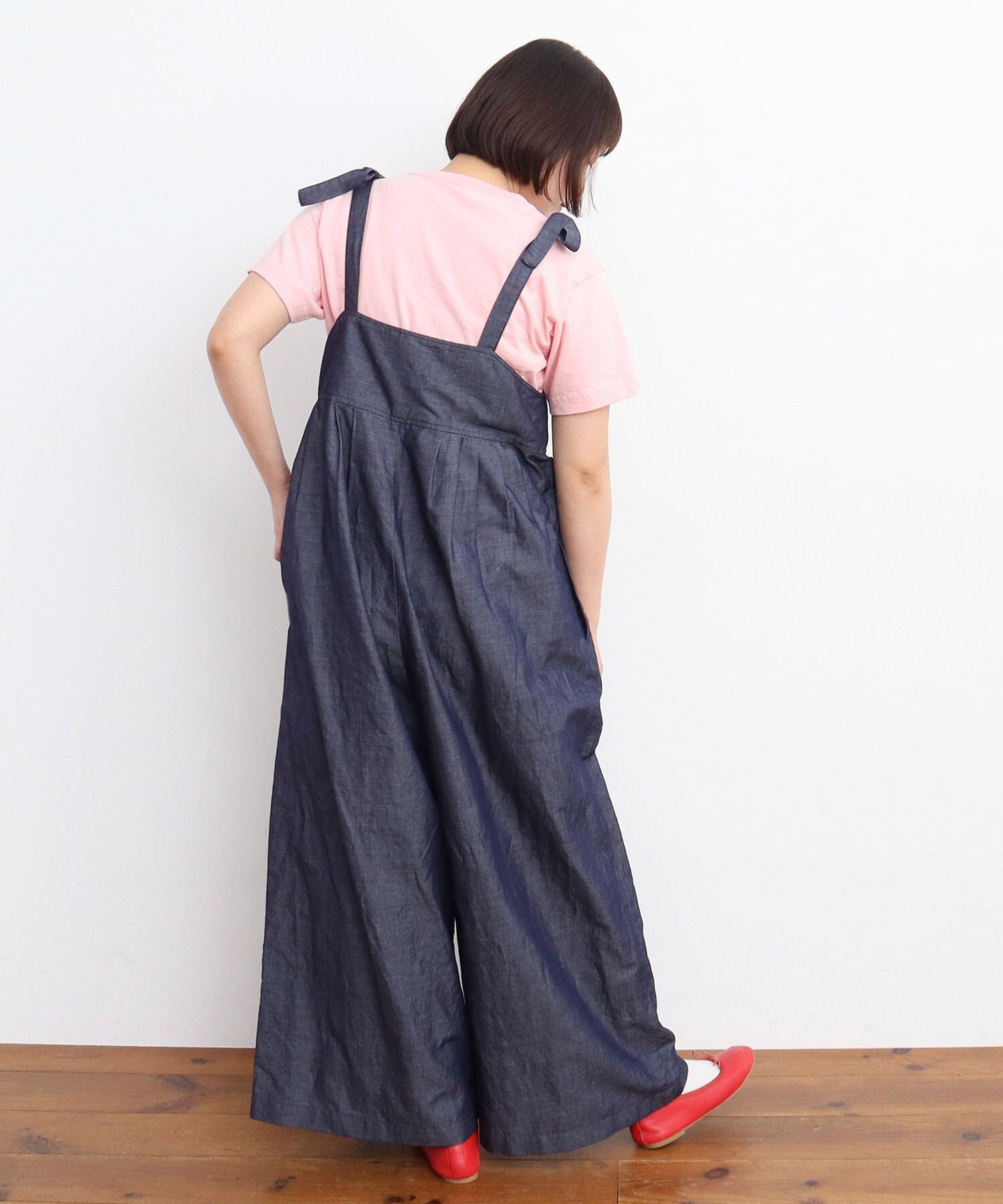 Sophitica×tsumashi1118 カーズデニムサロペット(オフホワイト