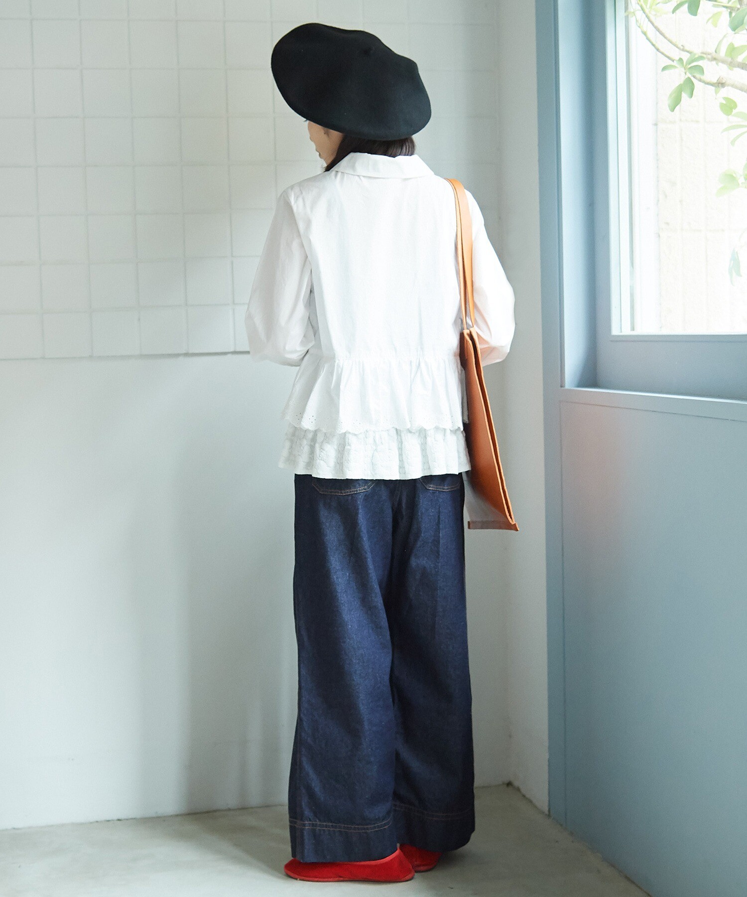AMBIDEX Store ○flower lace ブラウス(F クロ): bulle de savon