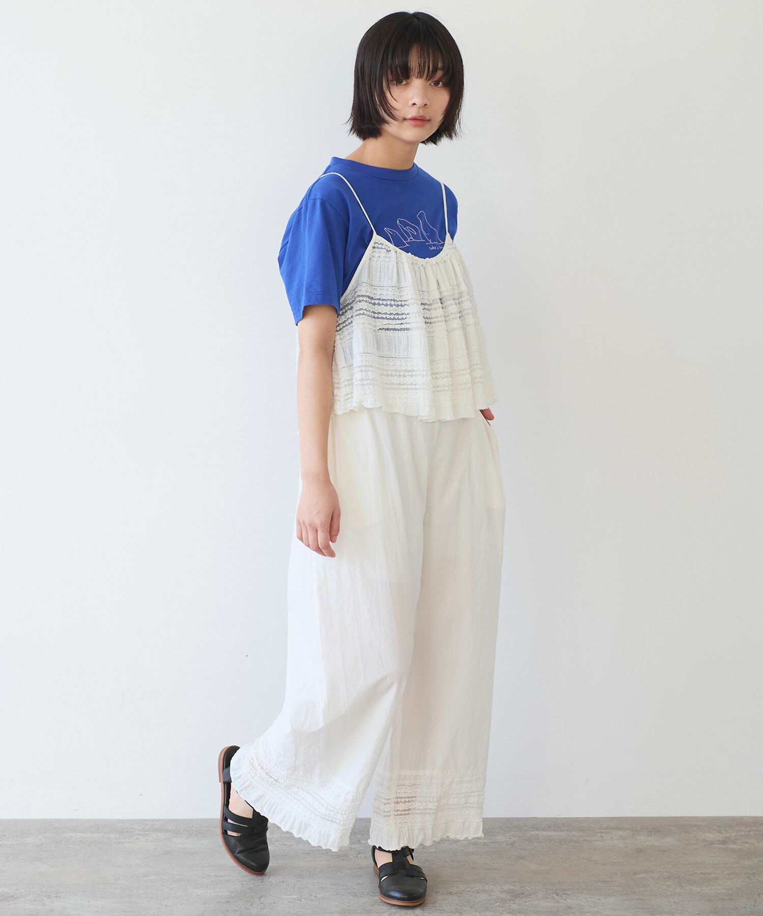 AMBIDEX Store △〇 tiered lace ビスチェ(F クロ): bulle de savon