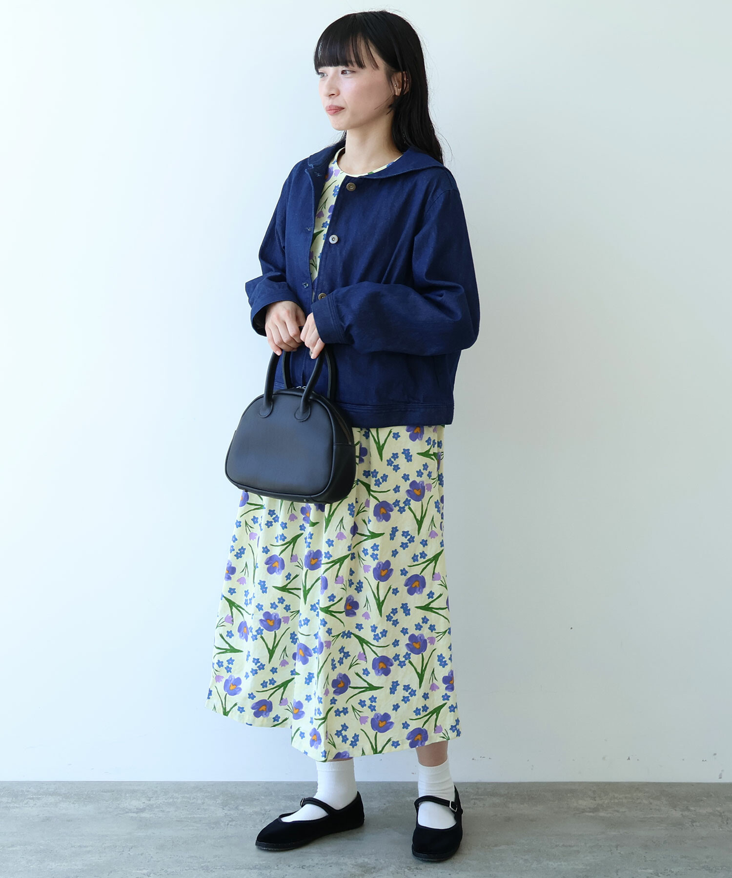 ブルデス CD 33枚 PIN（ピン）の「センタースリットHWデニムスカート（デニムスカート