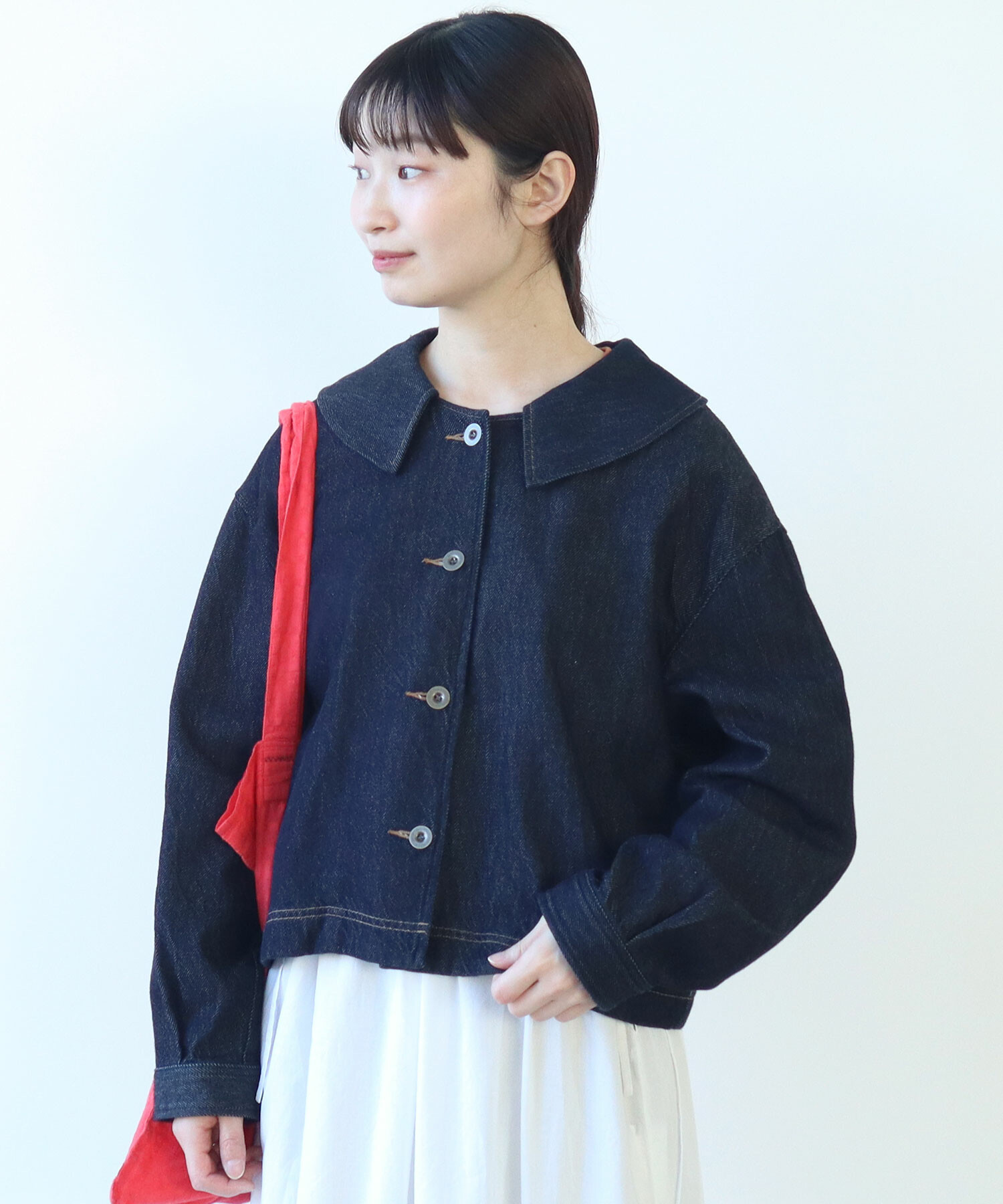 bulle de savon コックデニムGジャン bulle de savon（ビュルデサボン）の「コックデニムGジャン