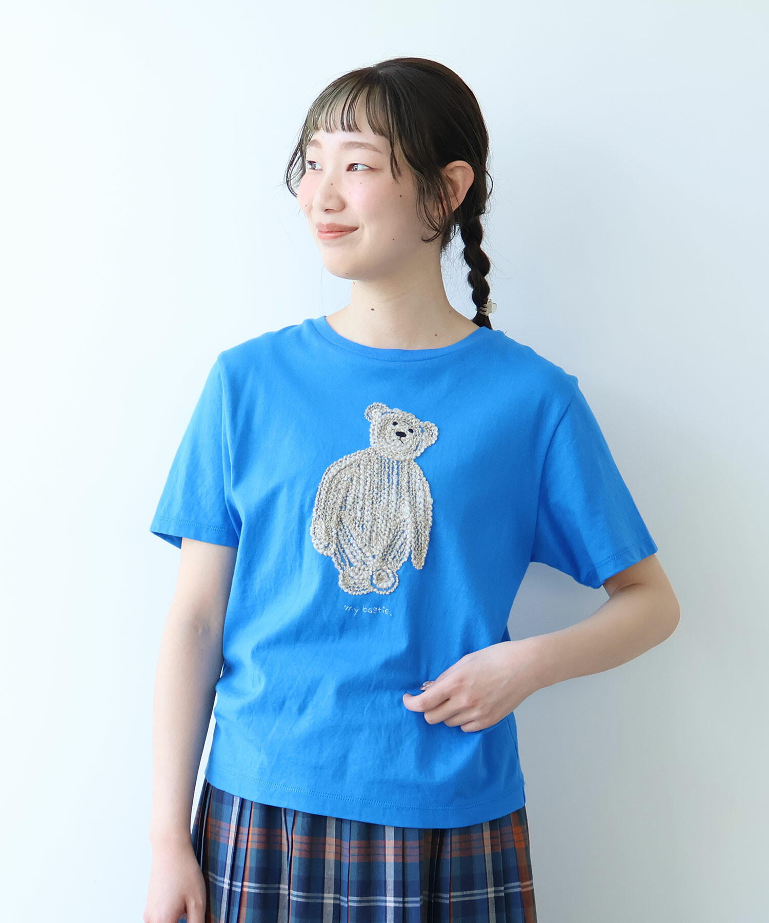 AMBIDEX Store ○ くまのぬいぐるみ 刺繍Tシャツ(F キイロ): bulle de