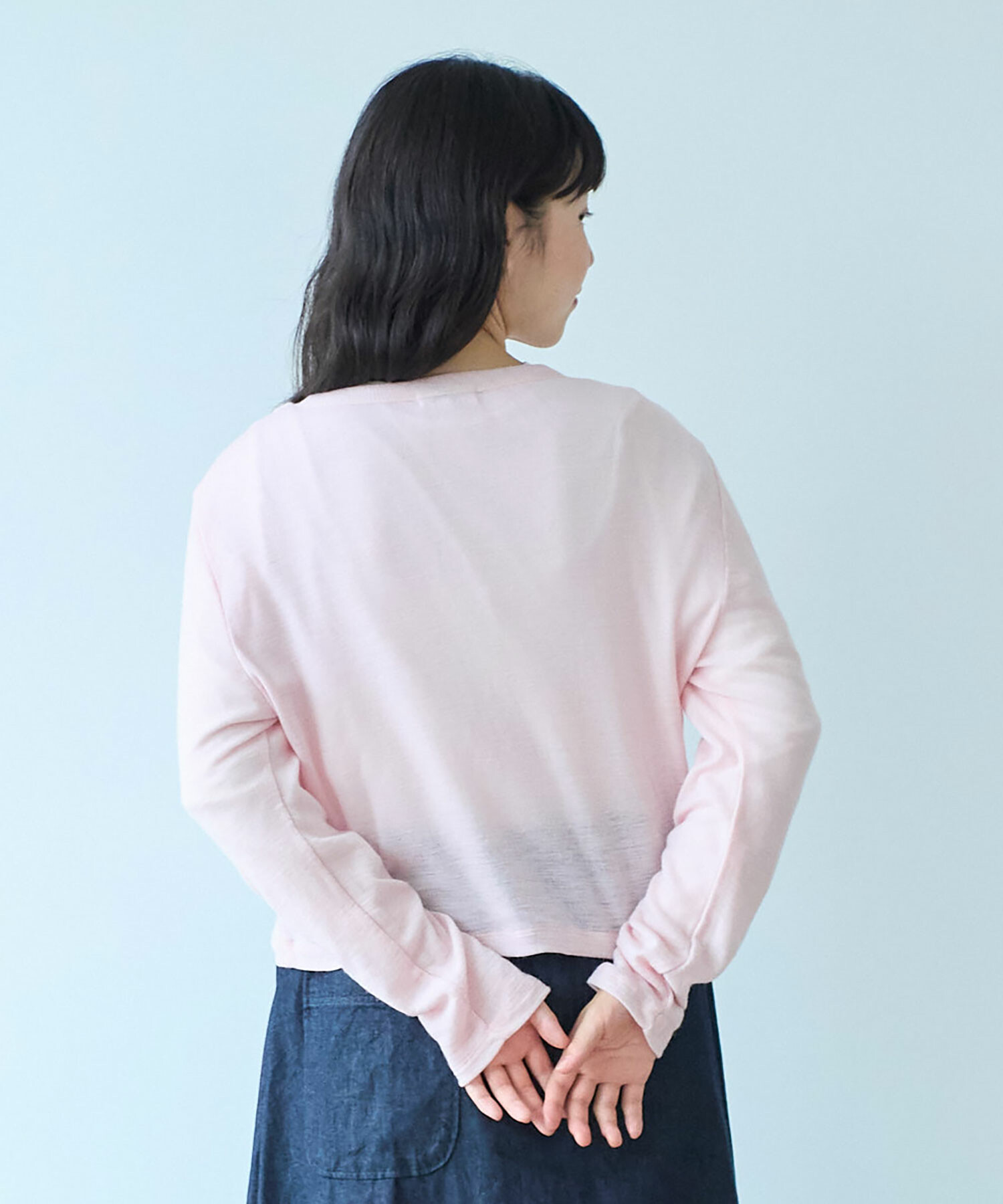 AMBIDEX Store △1/48 wool 製品染め カーディガン(F ブルー AMBIDEX Store △1/48 wool 製品染め カーディガン(F ブルー