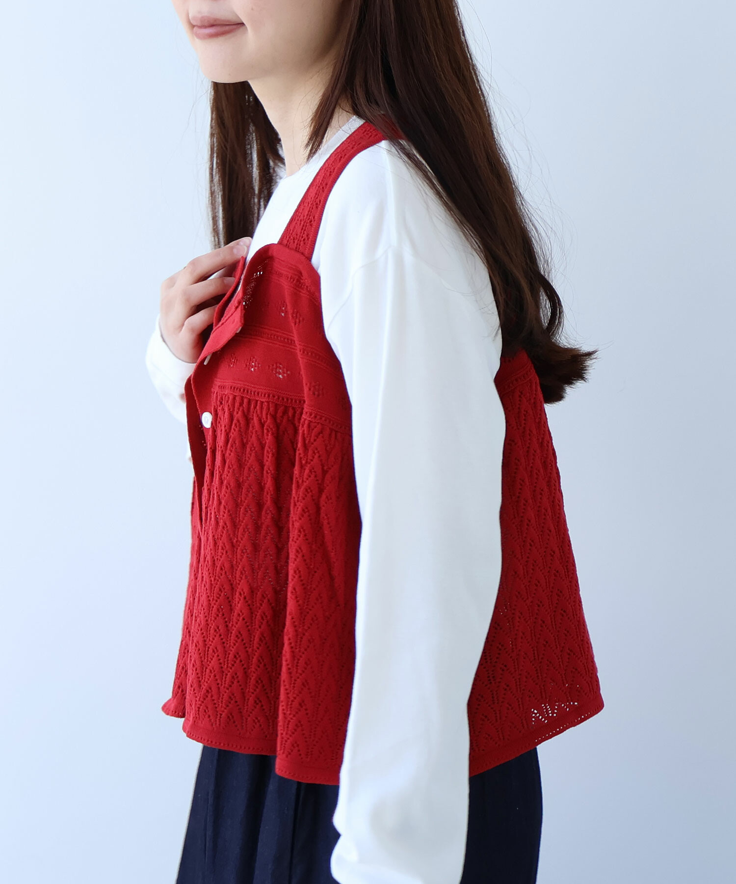 AMBIDEX Store ○ 透かし柄 キャミビスチェ(F オフ): bulle de savon