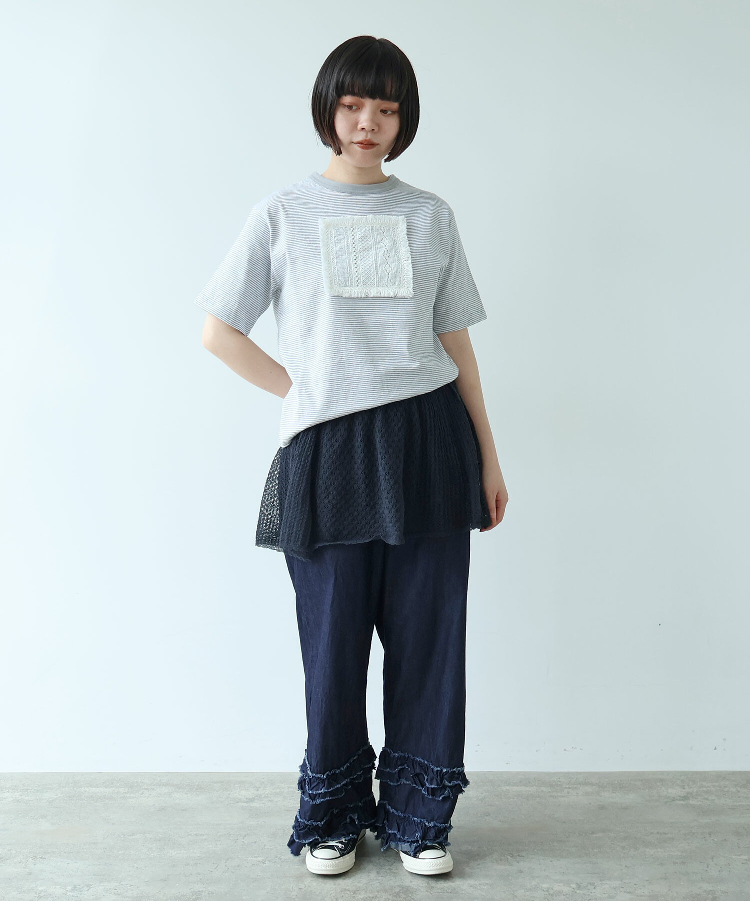 AMBIDEX Store ○ 5.5oz denim furi furi パンツ(F インディゴ): bulle