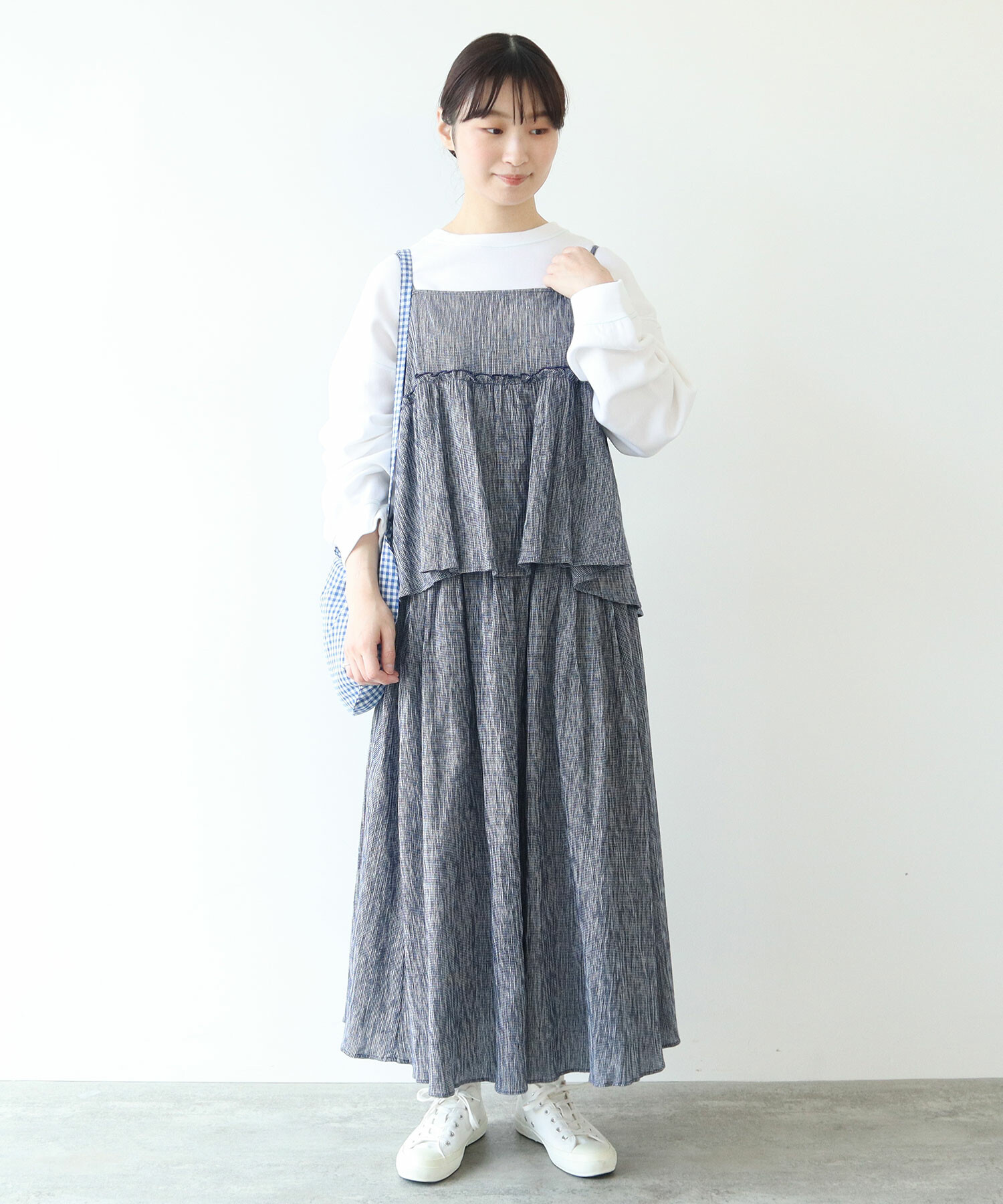 bulledesavon ティアードスカート AMBIDEX Store 〇 7oz denim コクーンスカート(F インディゴ