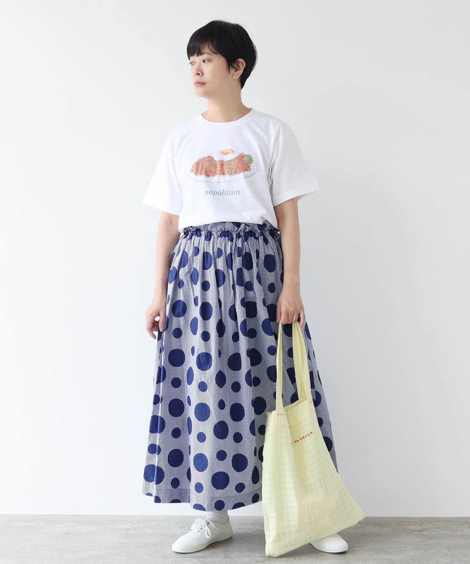 AMBIDEX Store △○gingham×dot プリント スカート(F クロ): bulle de