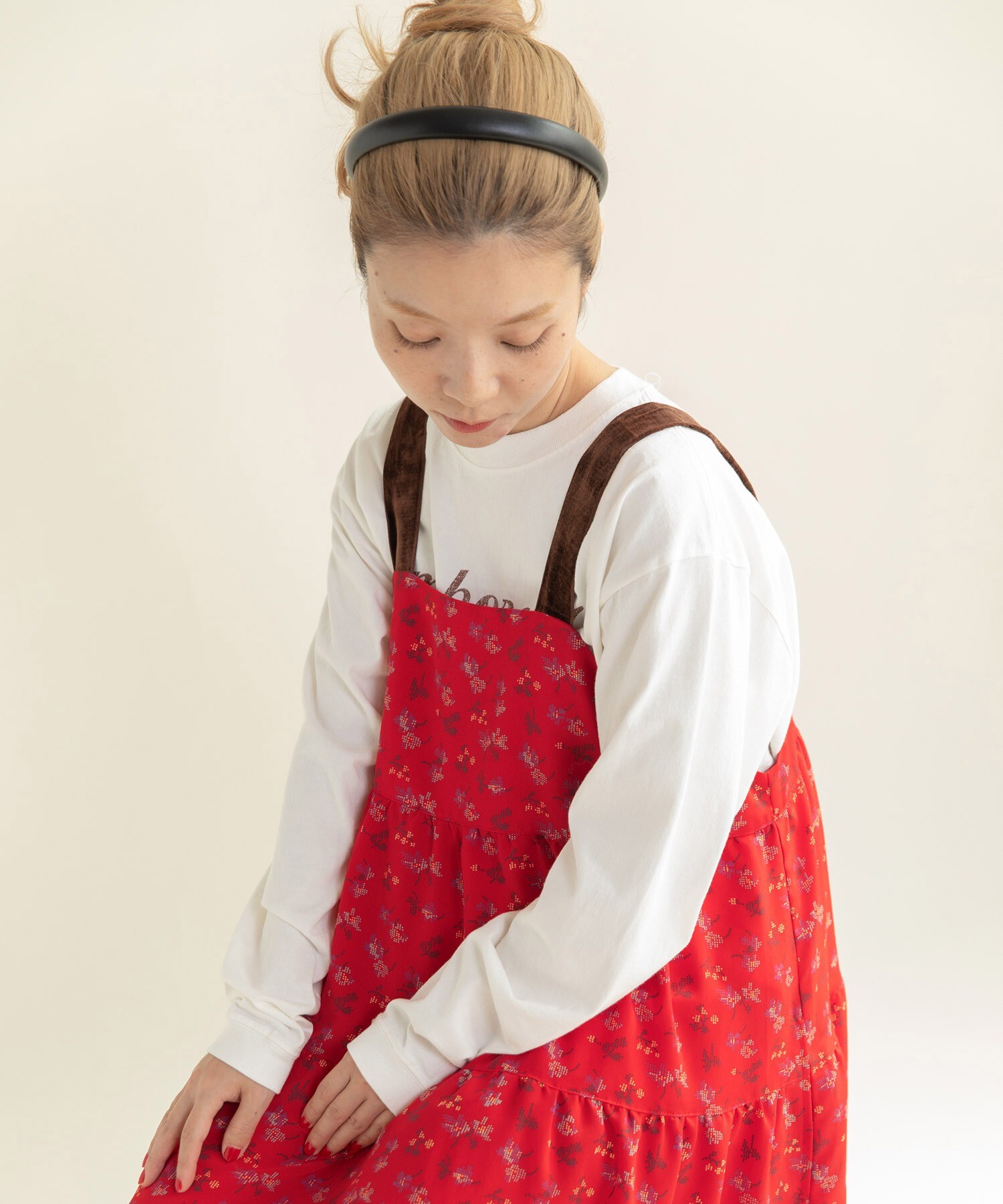 ワンピース Natalia AMBIDEX Store ○木漏れ日 ワンピース(F ピンク): FLAT-cic-HATENA