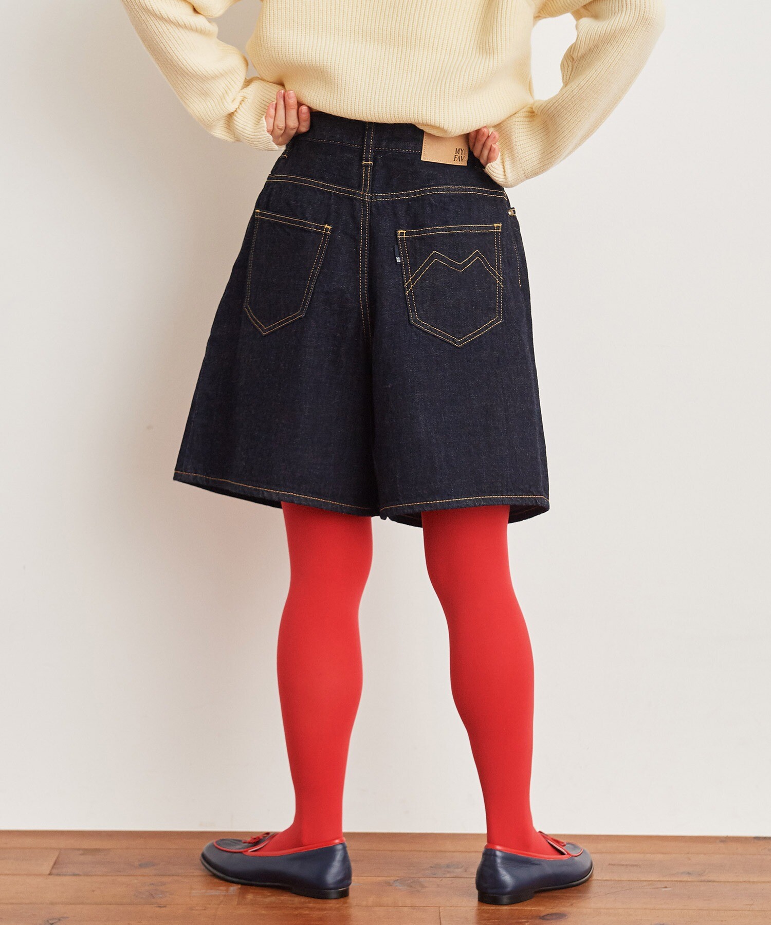 当店在庫してます！ / ploom soor パンツ Trude /Redwood Denim Shorts 