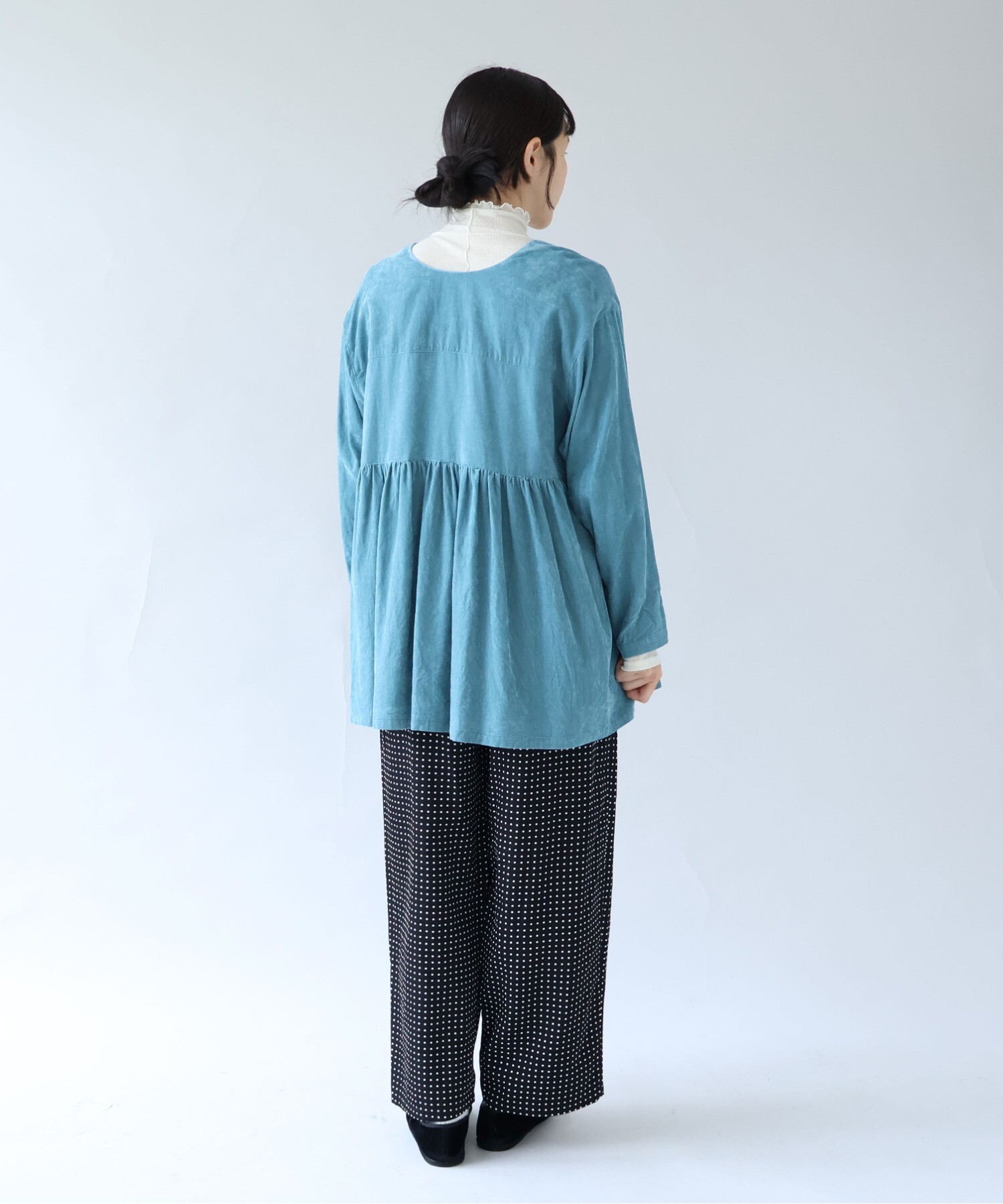 AMBIDEX Store ○シャンブレーコールタックシャツ2wayチュニック