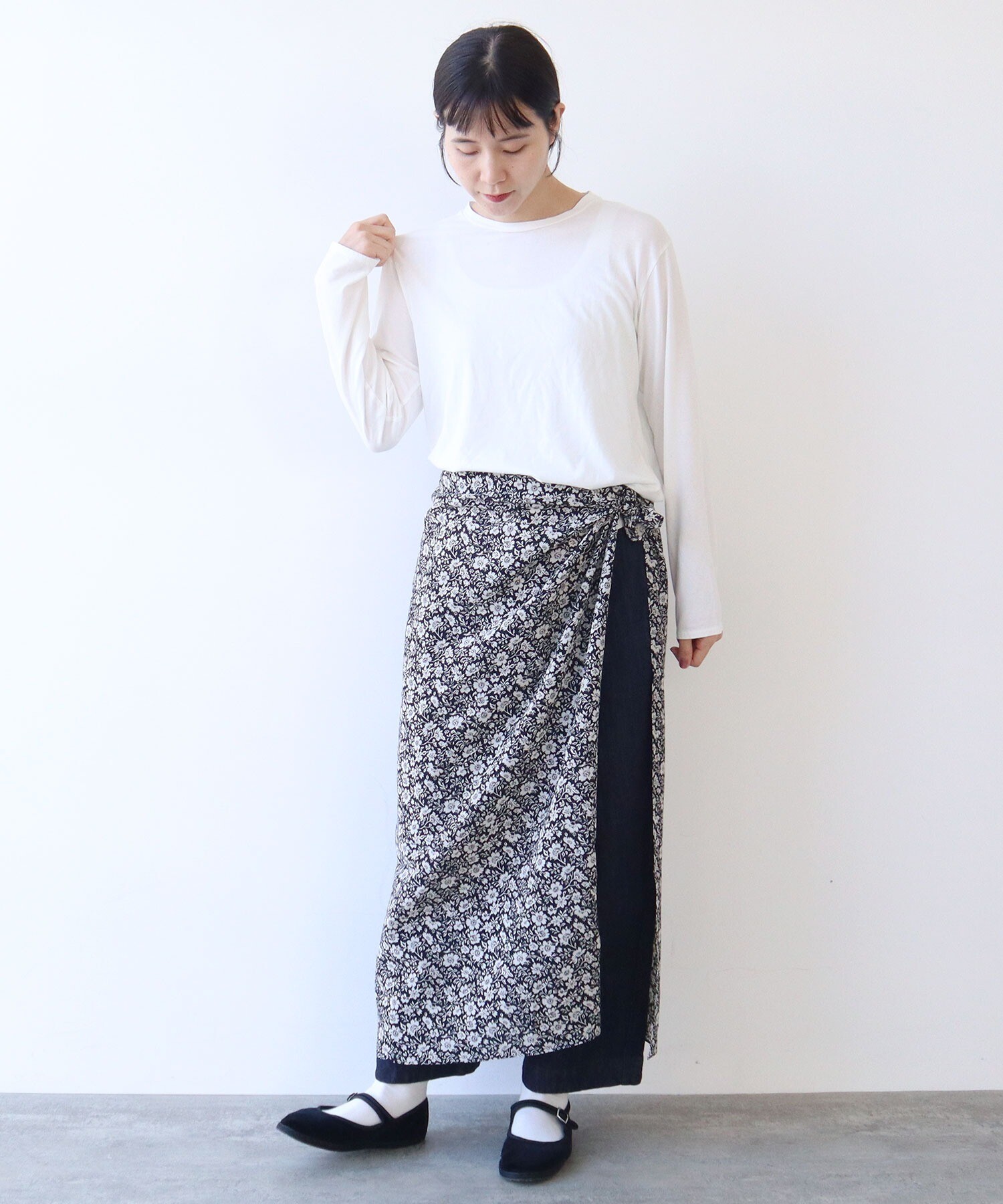 AMBIDEX Store ○プリント スカーフ(F 花柄): yuni