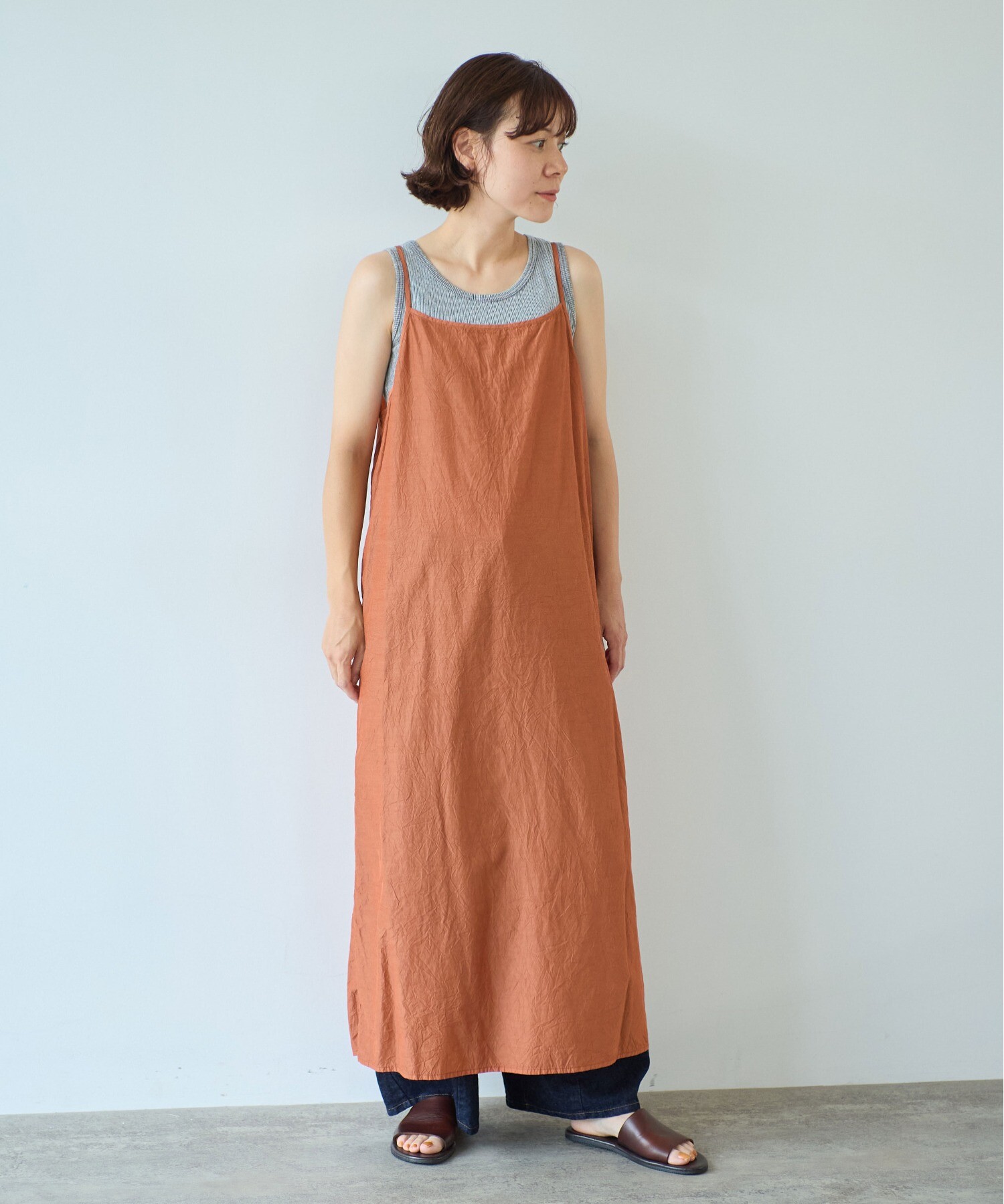 AMBIDEX Store コットンキュプラ product dye petti ワンピース