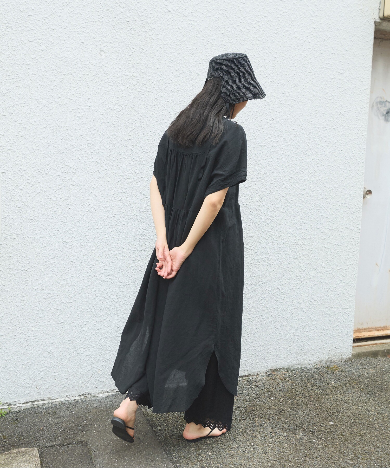 AMBIDEX Store △○コットン/リネン 近江晒 ワンピース(F