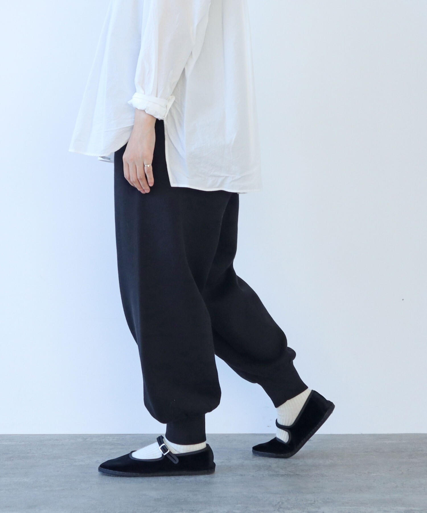 UNOF/KNIT PANTS/ニットパンツ/OffWhite(M)/ふじあみ-