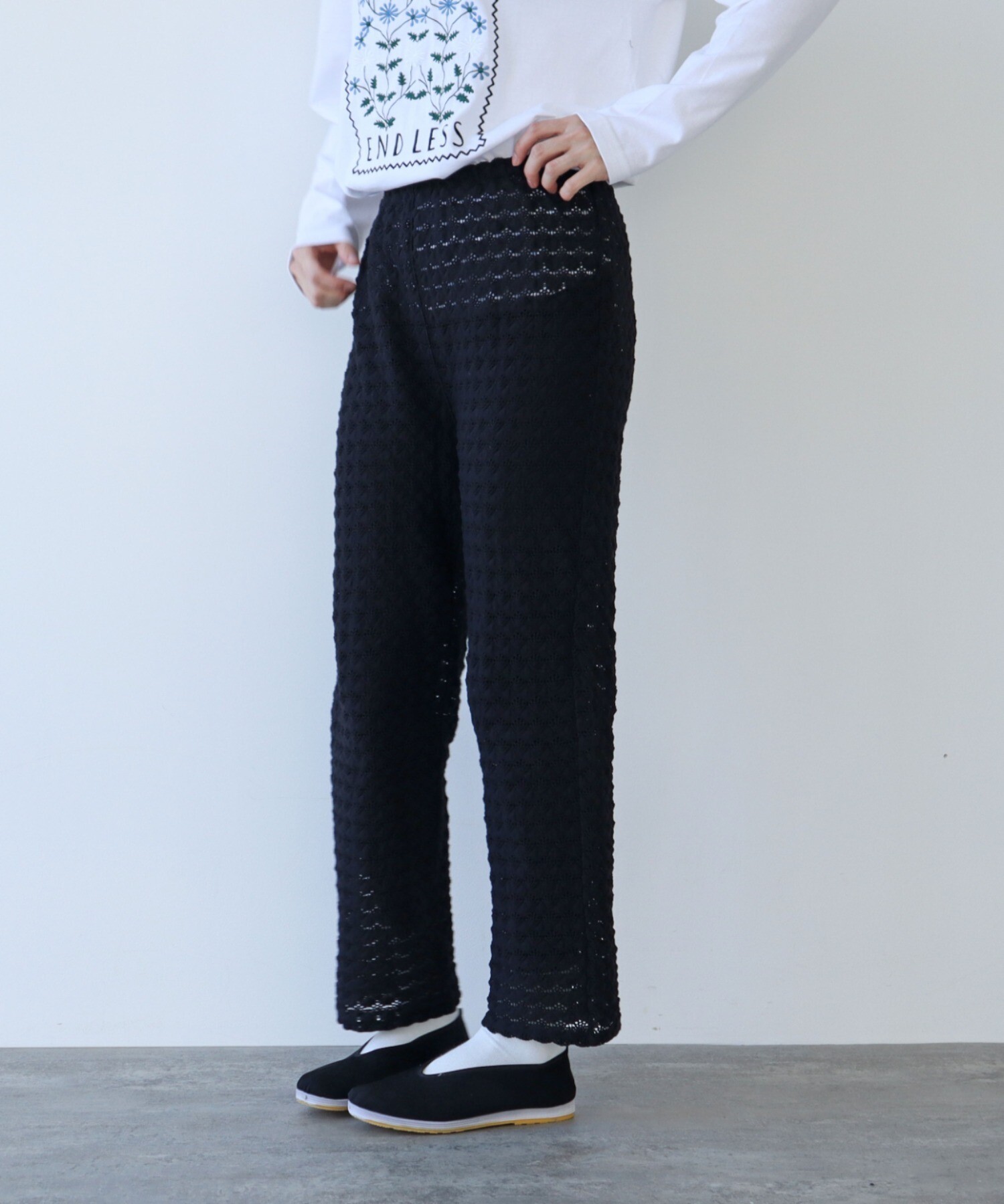 【中古】 Store AMBIDEX バルファスコットンレース yuni クロ): ペチパンツ(F パンツ