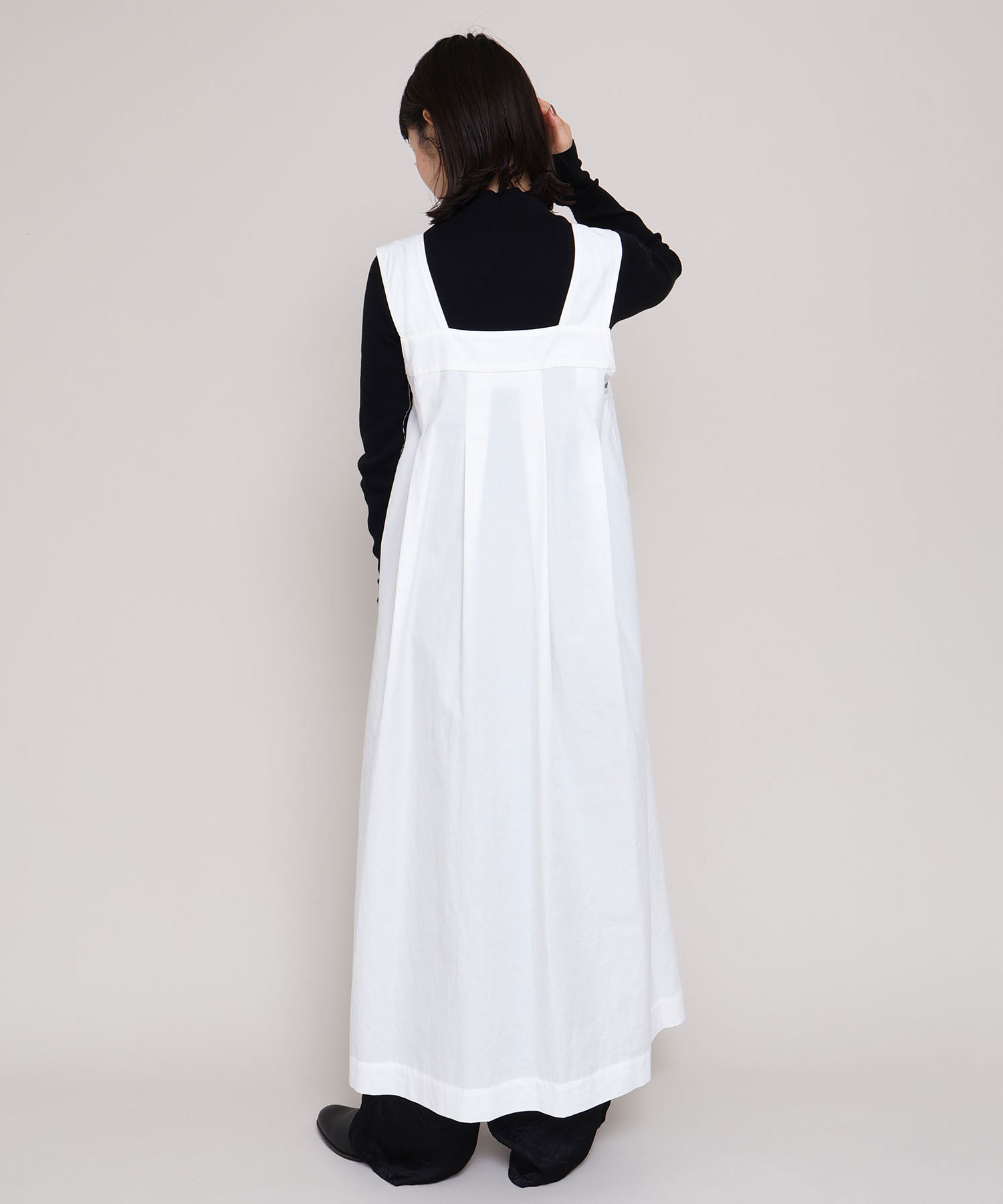 AMBIDEX Store 〇コールドマーセツイル タックワンピース(F クロ): iki