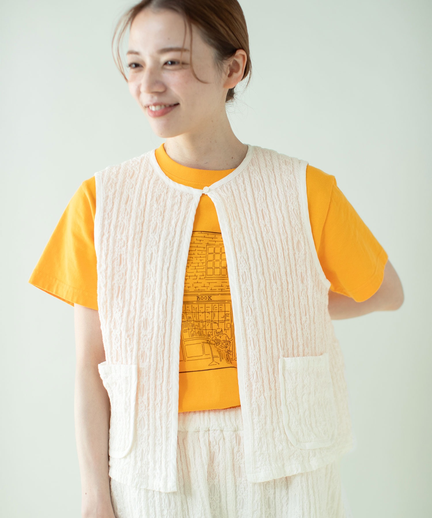Temaページ AMBIDEX Store ○【WEB別注カラー】ストライプ刺繍 ベスト