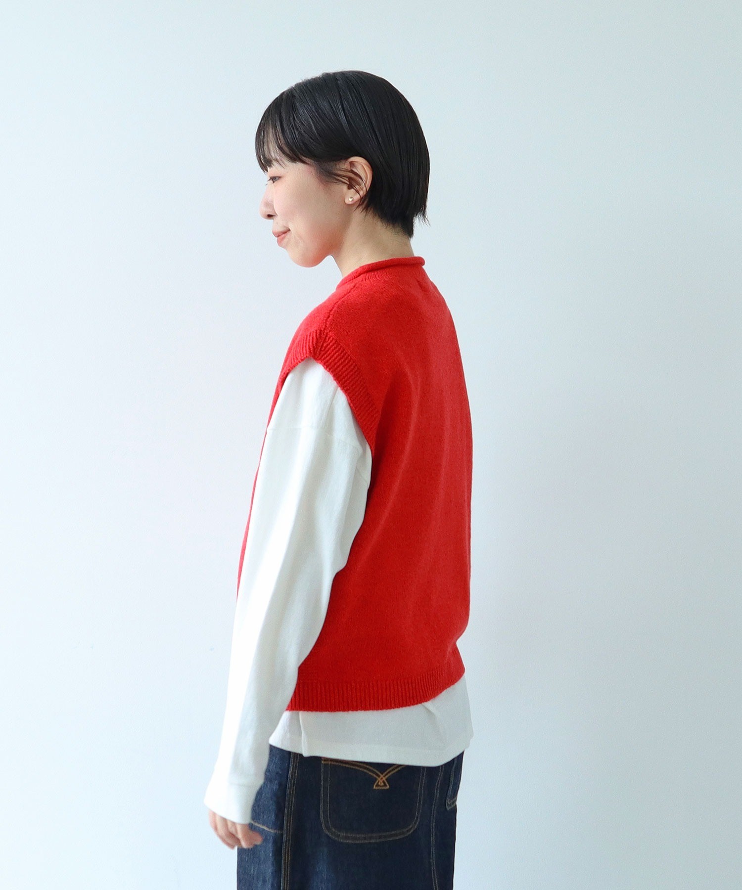 sirone フラップポケットベスト AMBIDEX Store 【予約販売】○シルクコットン ホールガーメント