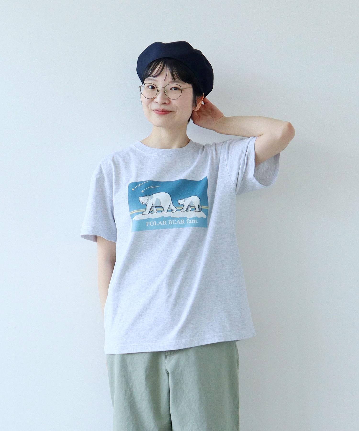 AMBIDEX Store 【予約販売】○【WEB限定】POLAR BEAR fam.Tシャツ(F