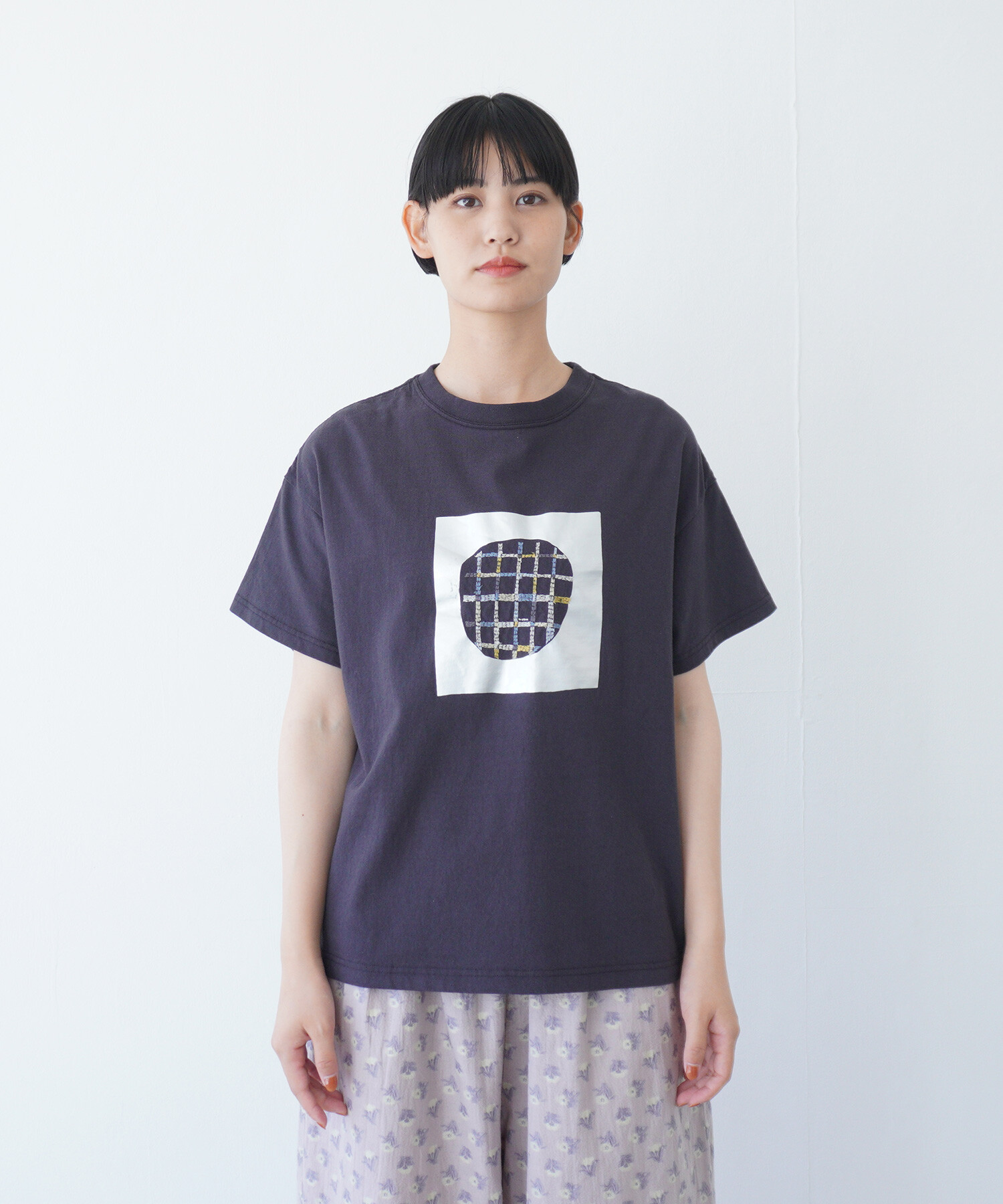 Tシャツ・カットソー HUECLOSET pigment double sleeve T SE49 セール】 半袖フットボールプリントTシャツ （Tシャツ