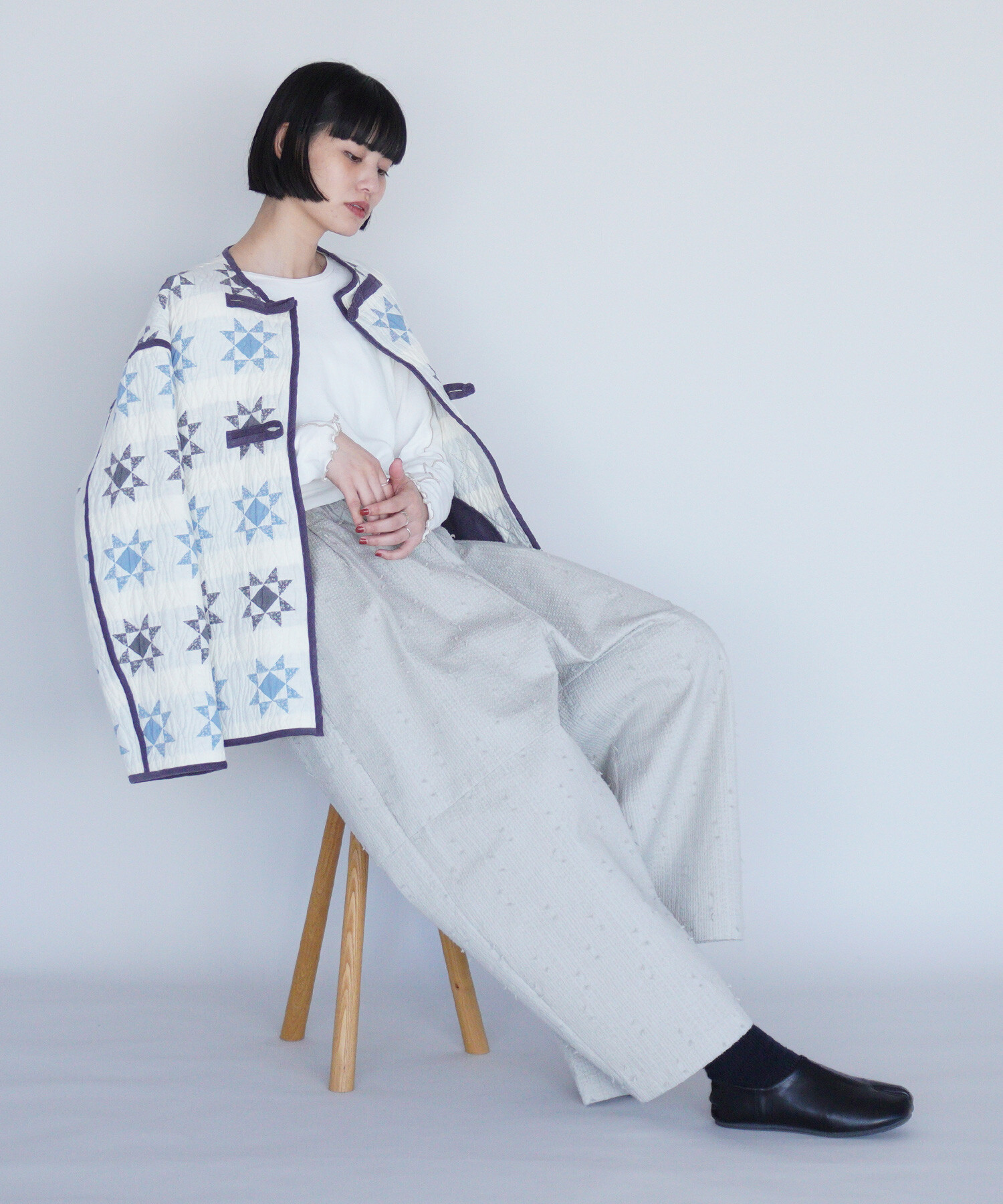 AMBIDEX Store 【予約販売】〇patchwork quilt jacquard