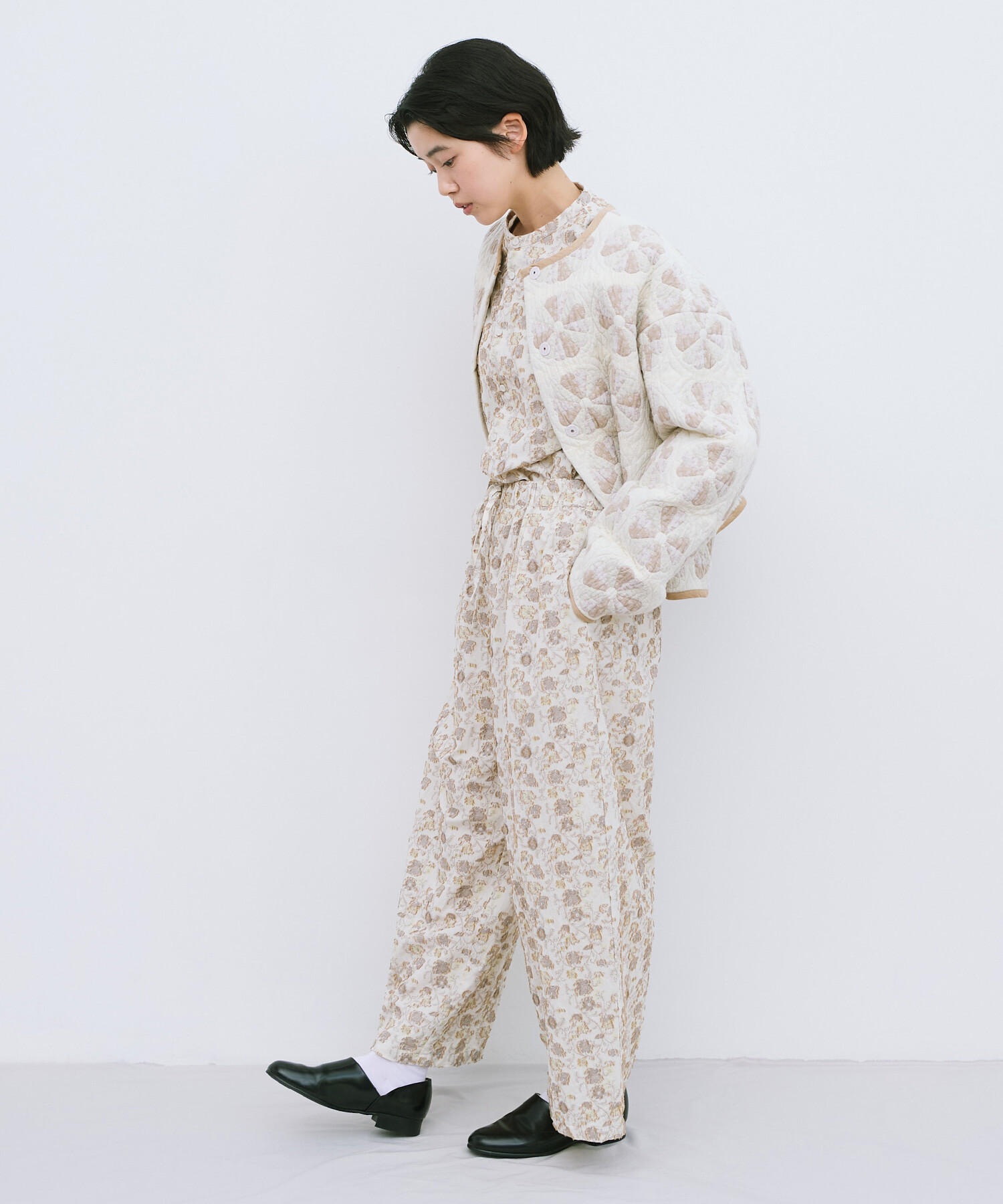 AMBIDEX Store 【予約販売】patchwork quilt jacquard ジャケット(F