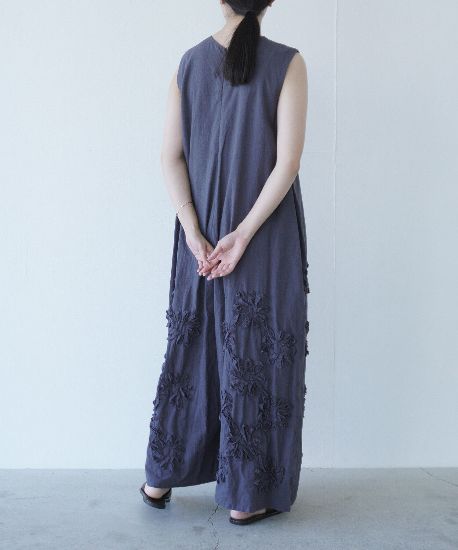 AMBIDEX Store △〇rondo ribbon embroidery オールインワン(F