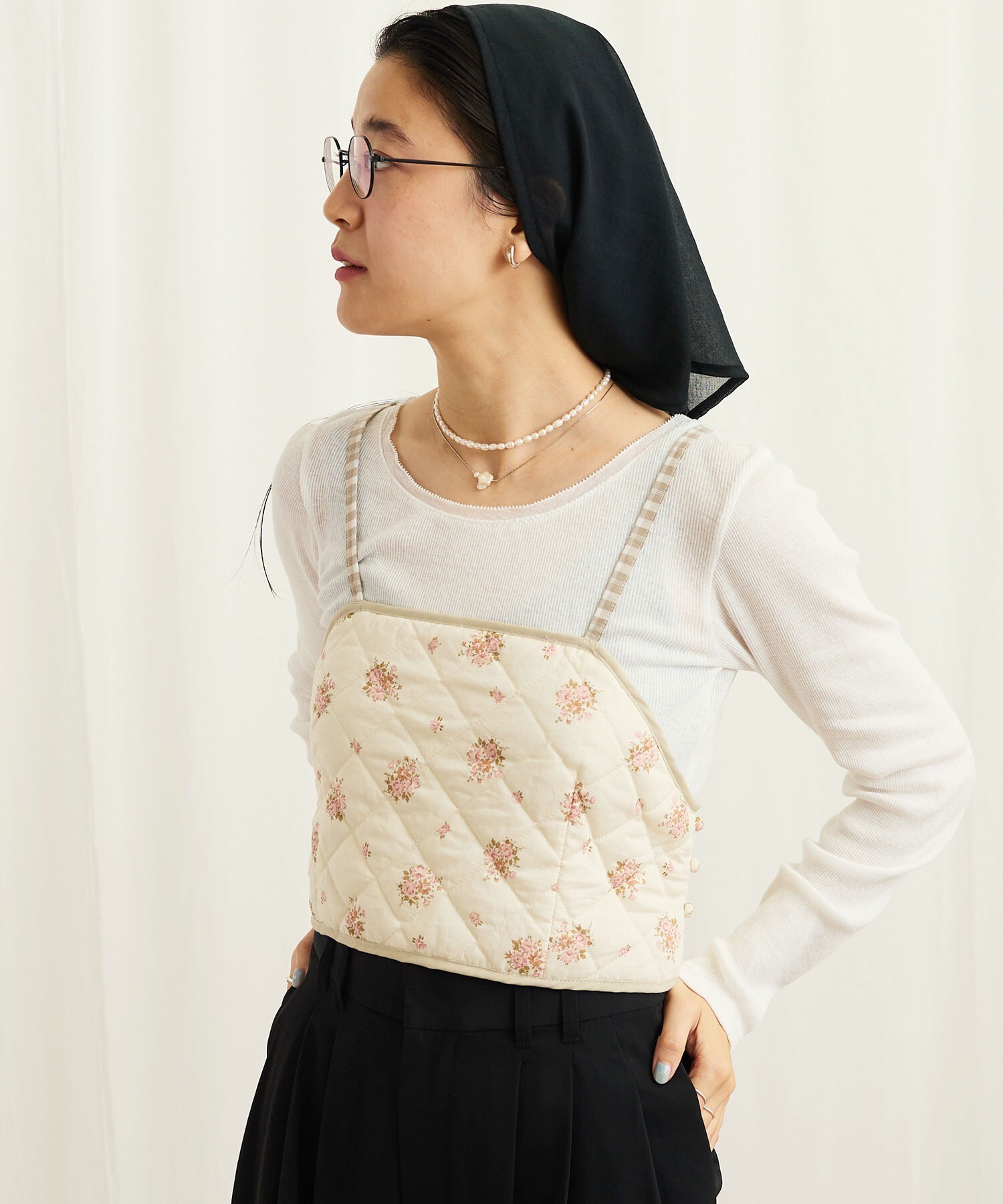 AMBIDEX Store ○Hana pearl necklace(F シルバー): l'atelier
