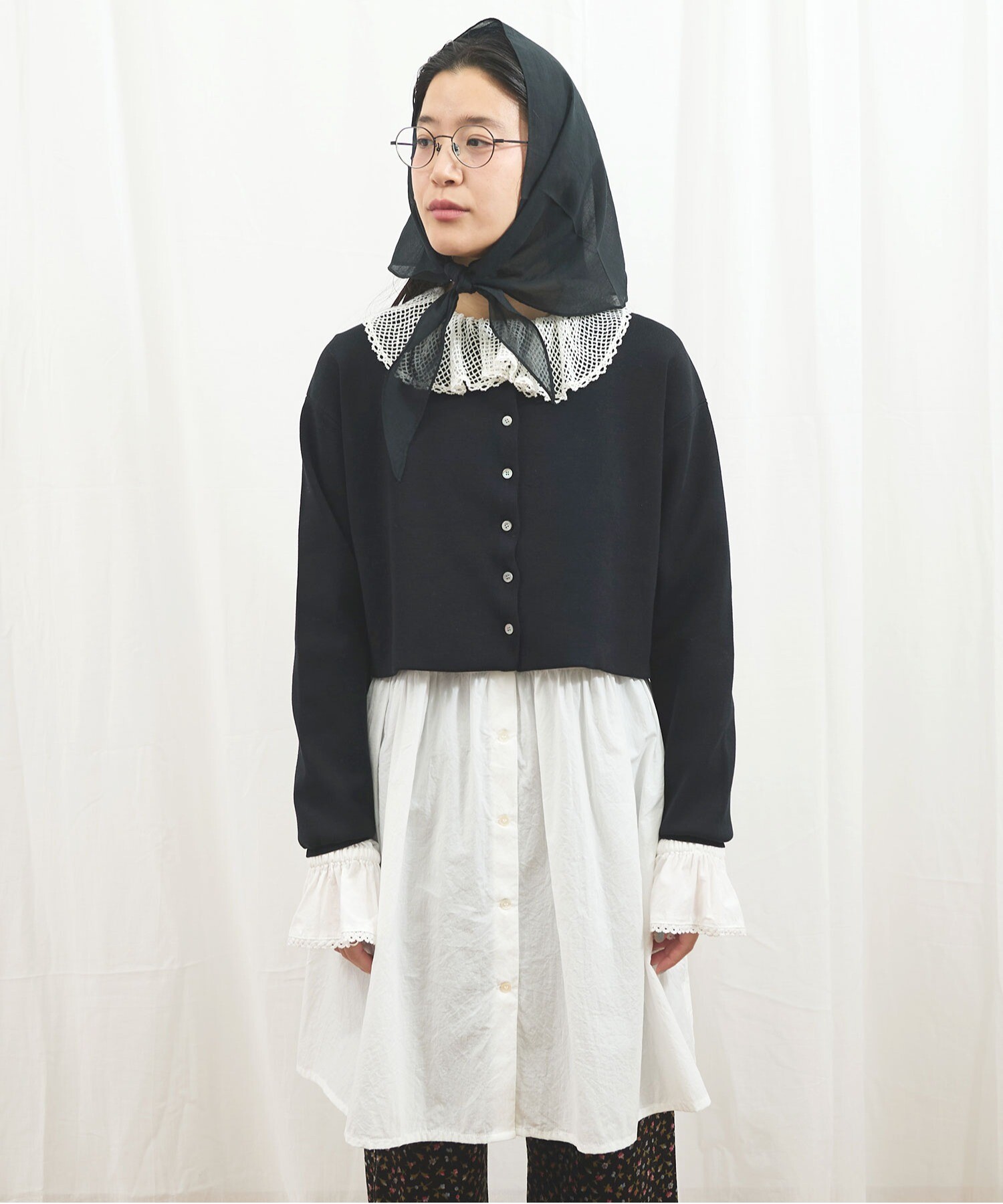 AMBIDEX Store C/Ny pleating cardigan(F キナリ): l'atelier du savon