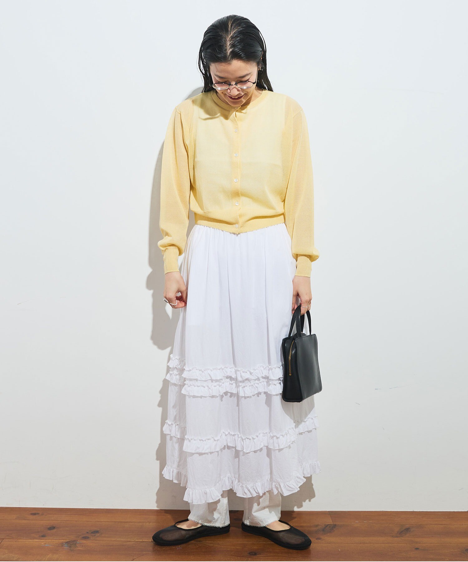 AMBIDEX Store raw cardigan(F イエロー): l'atelier du savon