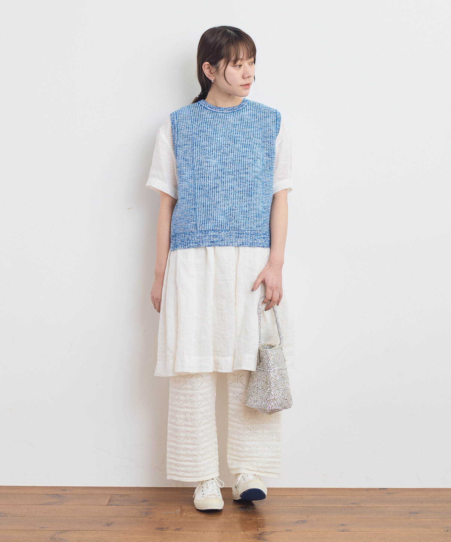 kitty! スフレアランカーデガン&ロングパンツ(未使用品) ニットカーディガン ゆったり アウター[品番：AGCW0005251