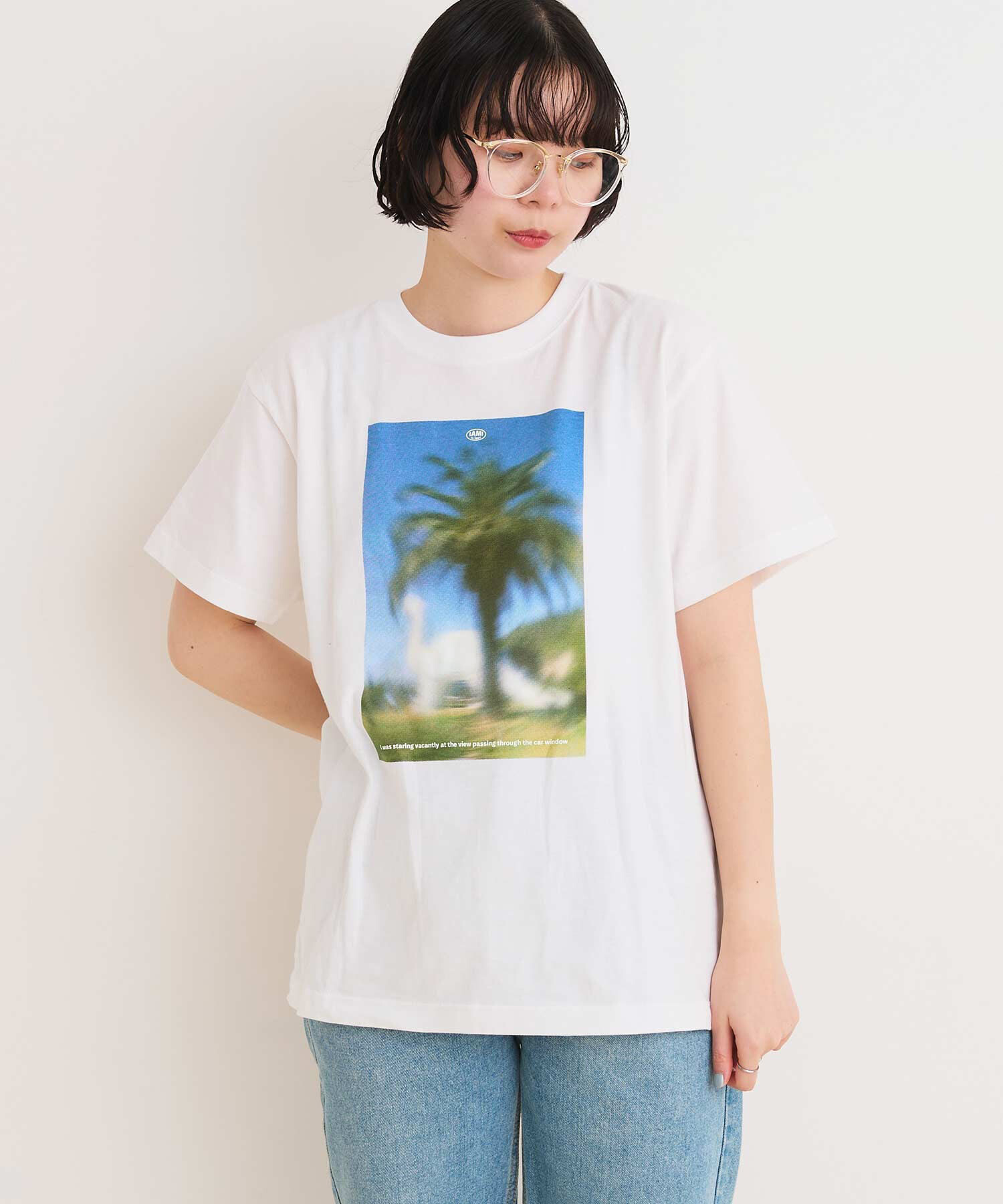 AMBIDEX Store 【予約販売】〇CAR WINDOW Tシャツ(F ベージュ