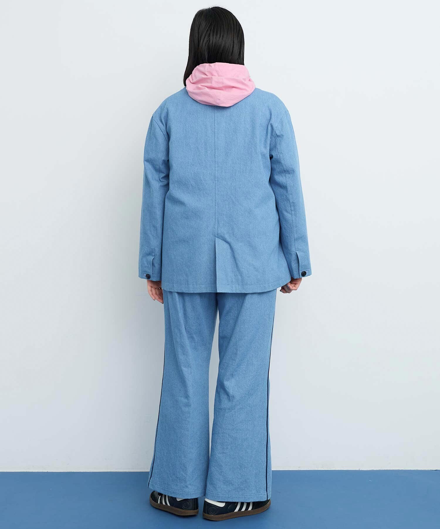 AMBIDEX Store 〇DENIM ラインパンツ(F サックス): l'atelier du savon