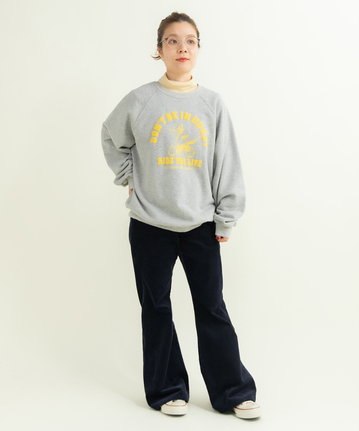 AMBIDEX Store ○オオカミプリント裏毛プルオーバー(F グレー): CHILD