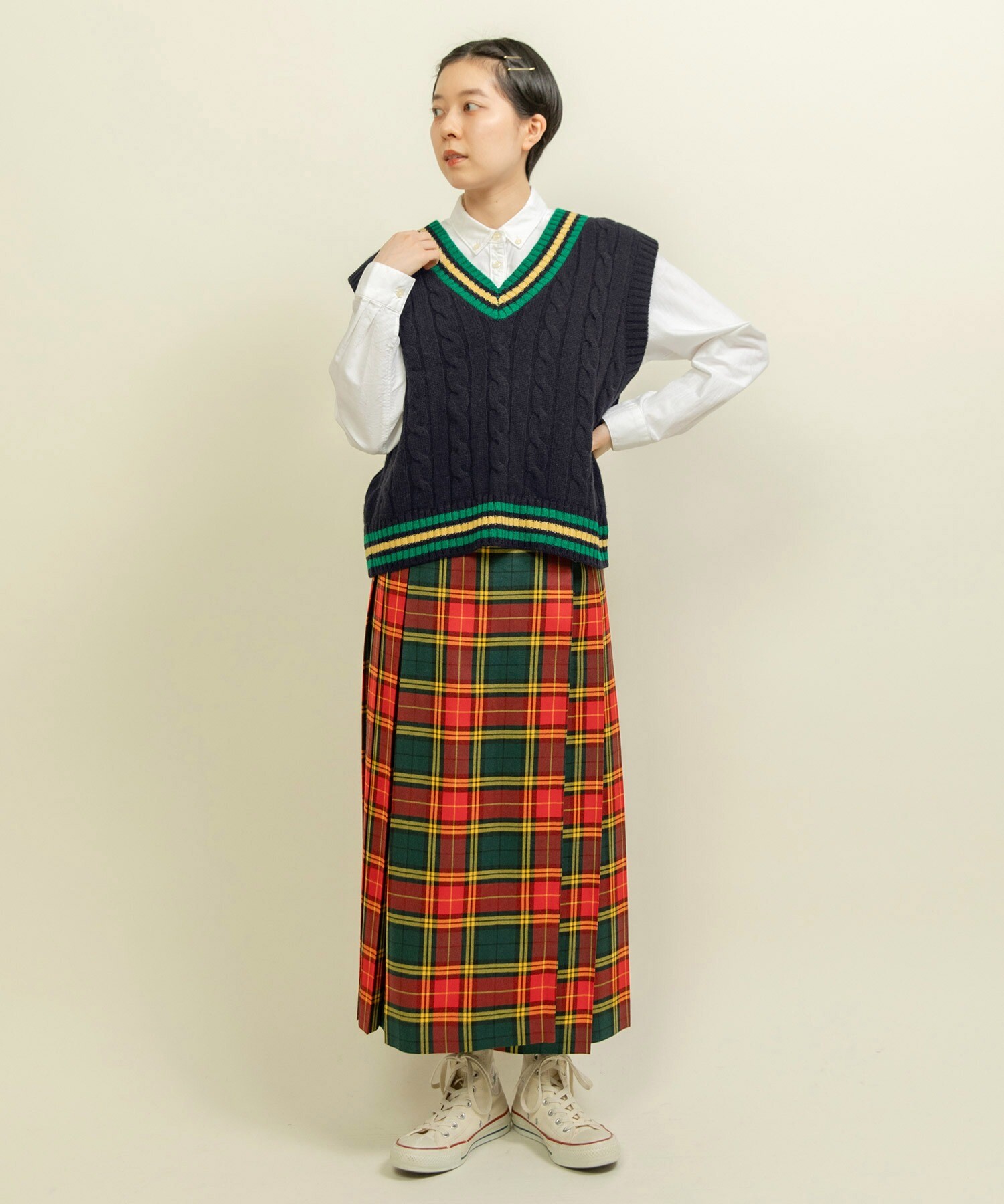 AMBIDEX Store ○チルデンニットベスト(F キナリ): CHILD WOMAN