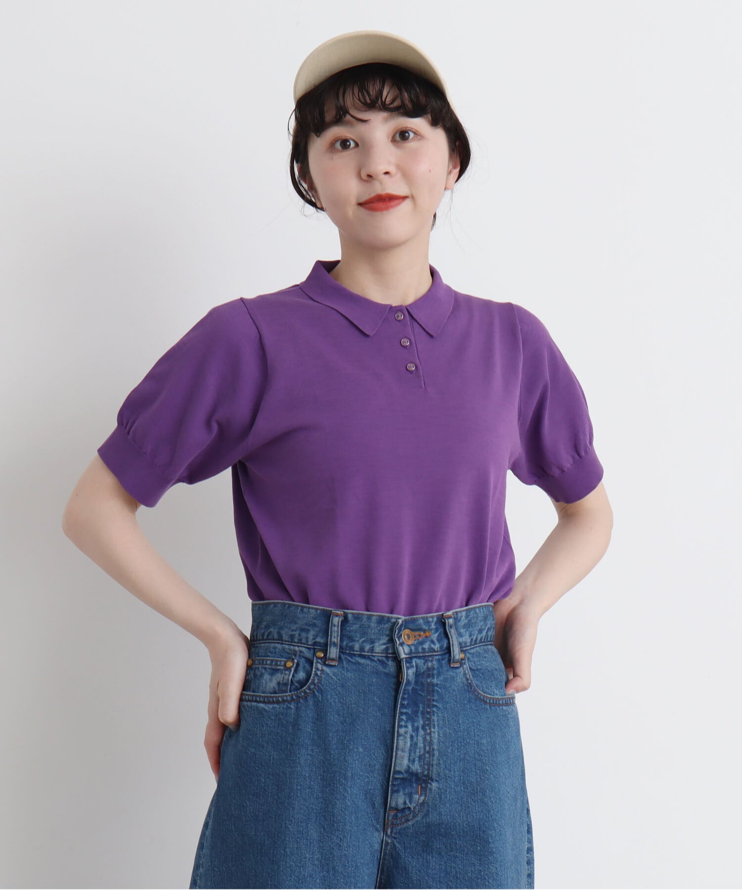 流行に 2021AW CHILD WOMAN ICE COTTON ニットポロ ad-naturam.fr