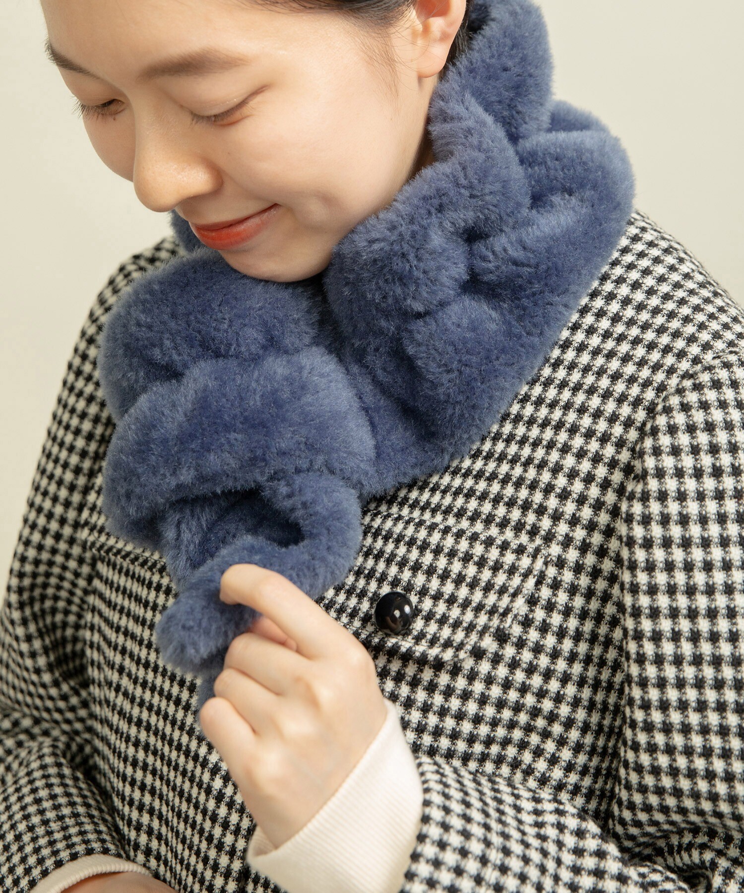 AMBIDEX Store ○フェイクファー シャーリングマフラー(F コン): CHILD