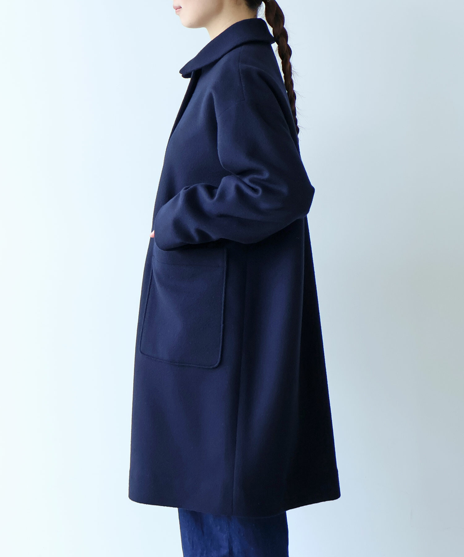 AMBIDEX Store △○ super100 ビーバー ステンカラーコート(F コン