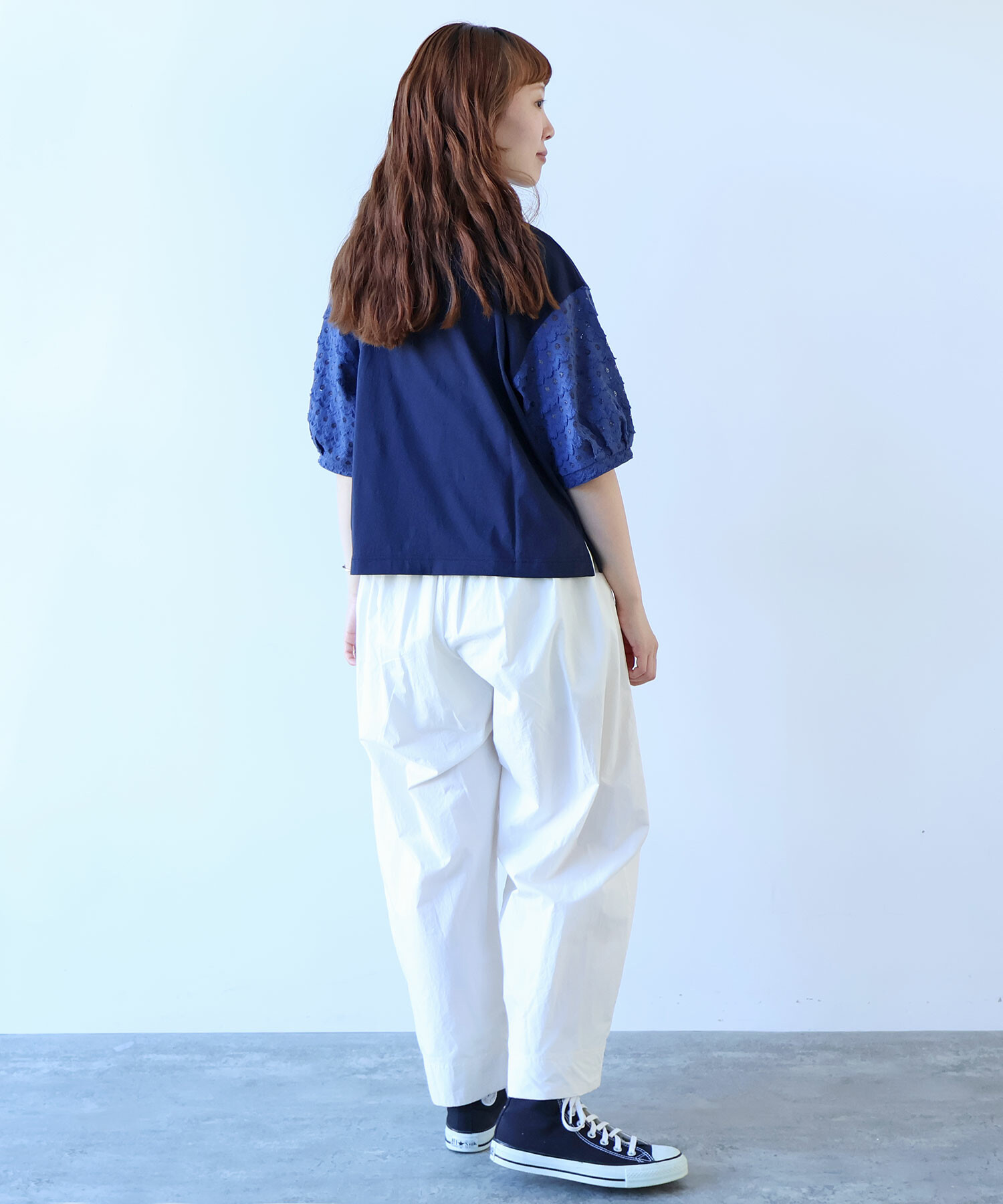 AMBIDEX Store △〇 naminami レース プルオーバー(F シロ