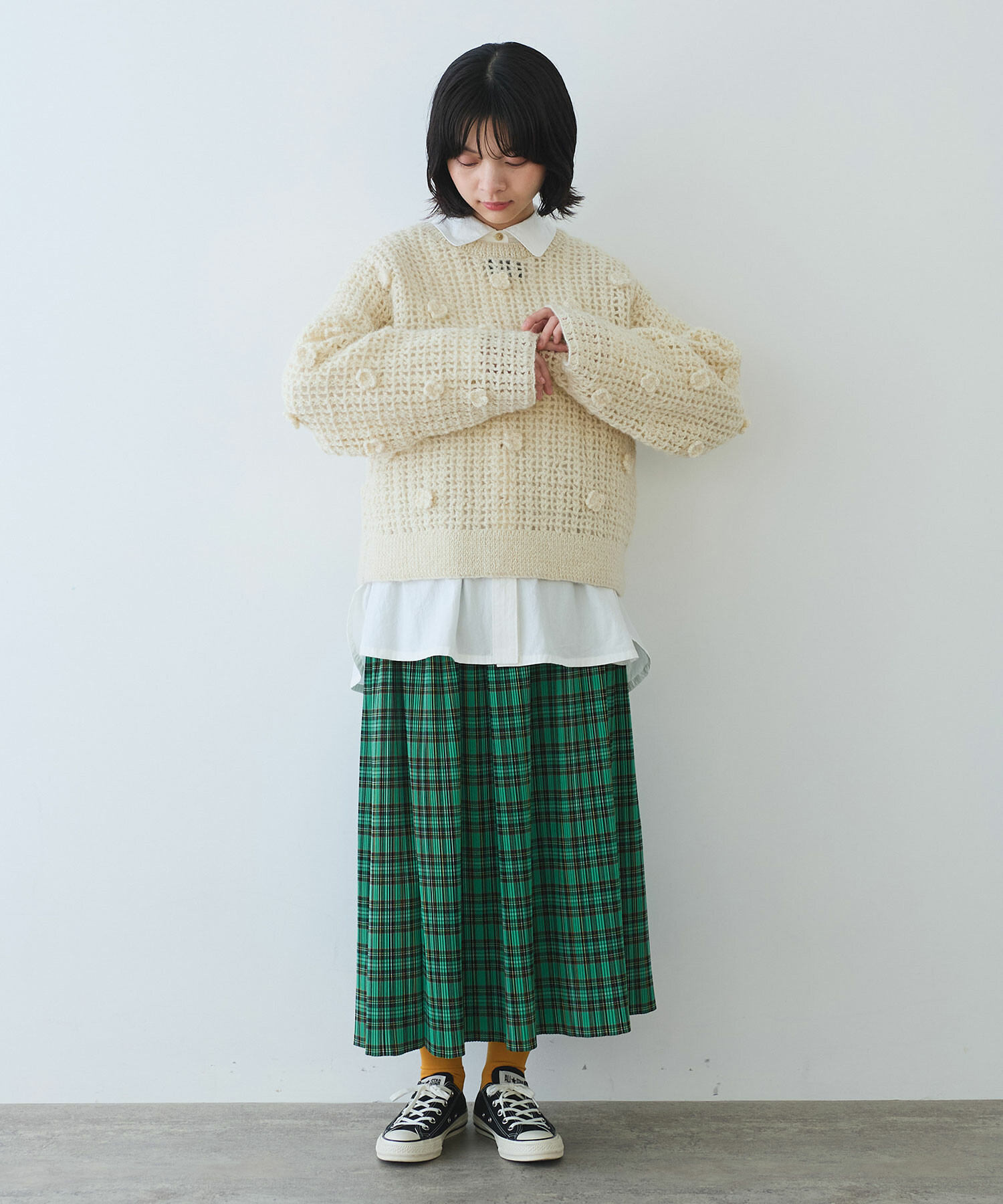 HANAHANAページ AMBIDEX Store 【予約販売】○ ネパールハンドニット おはな