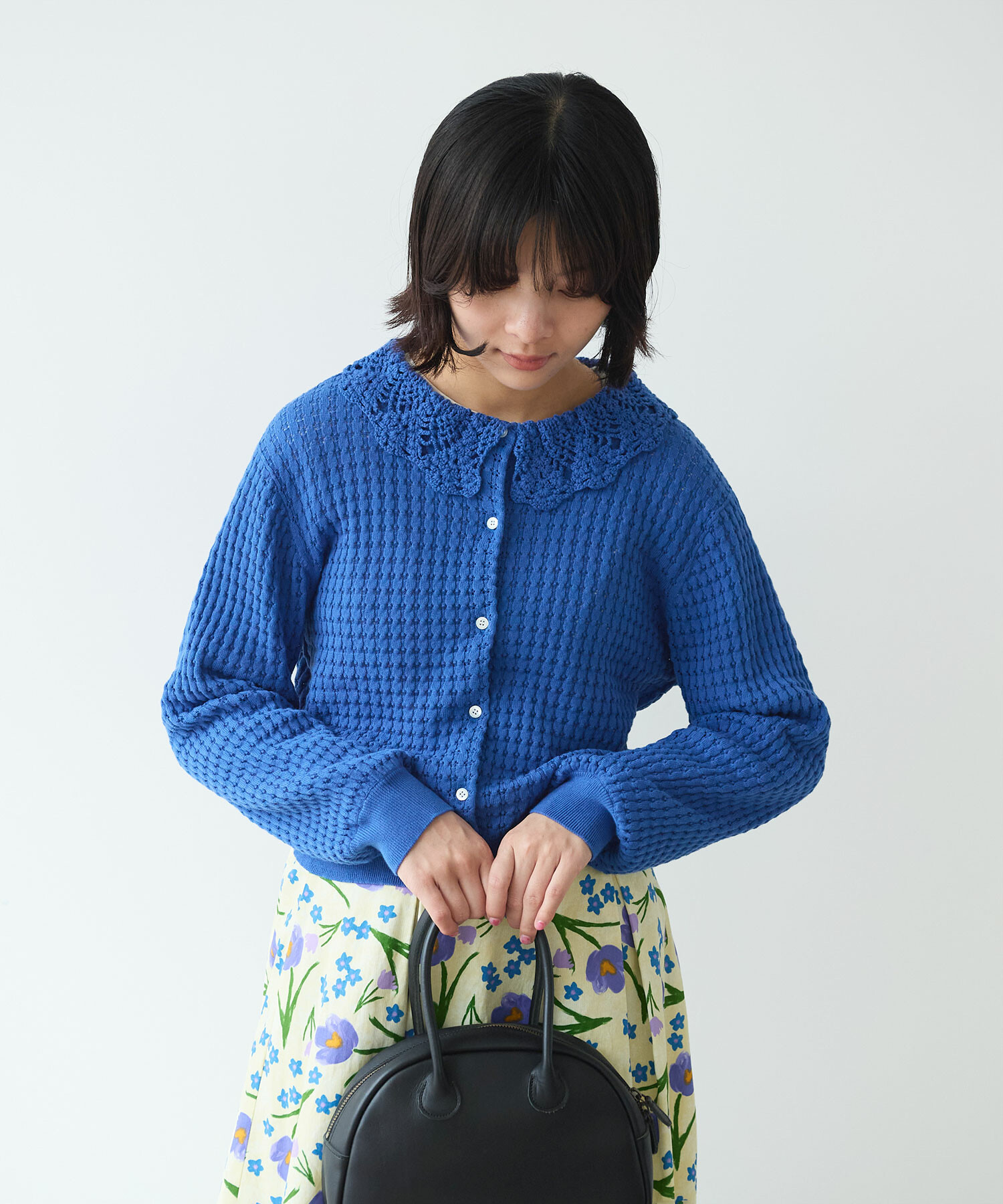 ✨新品未使用✨bulle de savon 上質カシミヤ ケープ ダークネイビー ✨新品未使用✨bulle de savon 上質カシミヤ ケープ ダークネイビー