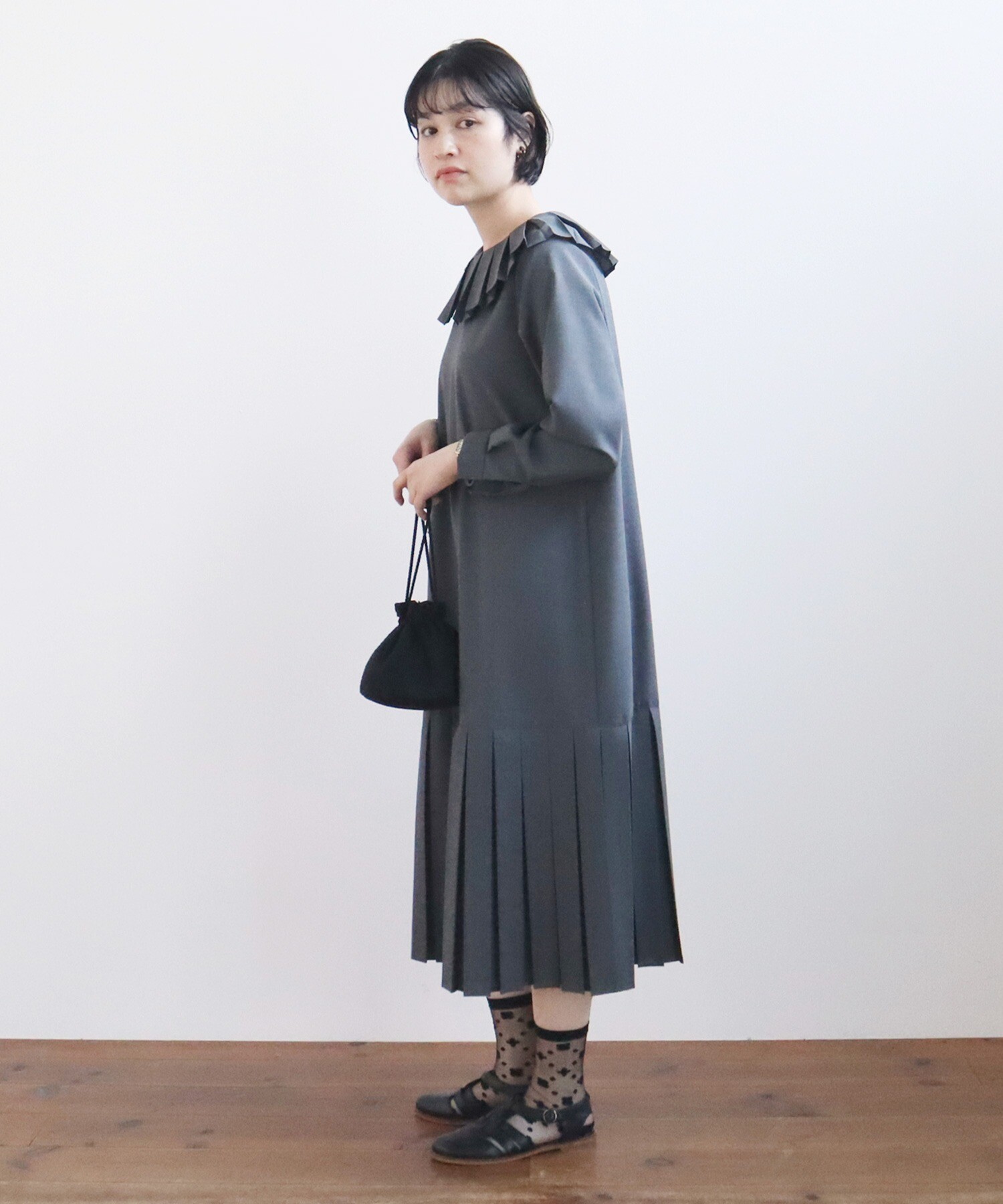 T/W Pleats　ワンピース