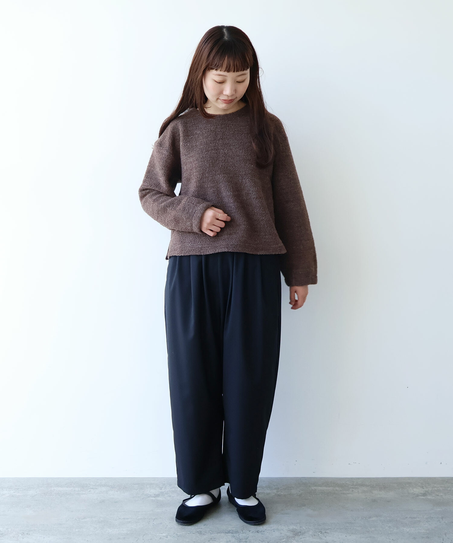 AMBIDEX Store 【予約販売】〇 2 / 80 TWツイル タックパンツ(F クロ